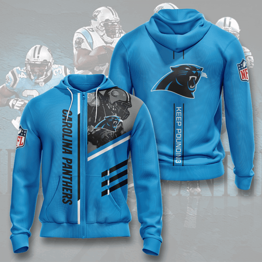 Carolina Panthers Team 3D All Over Print Hoodie, Zip Hoodie