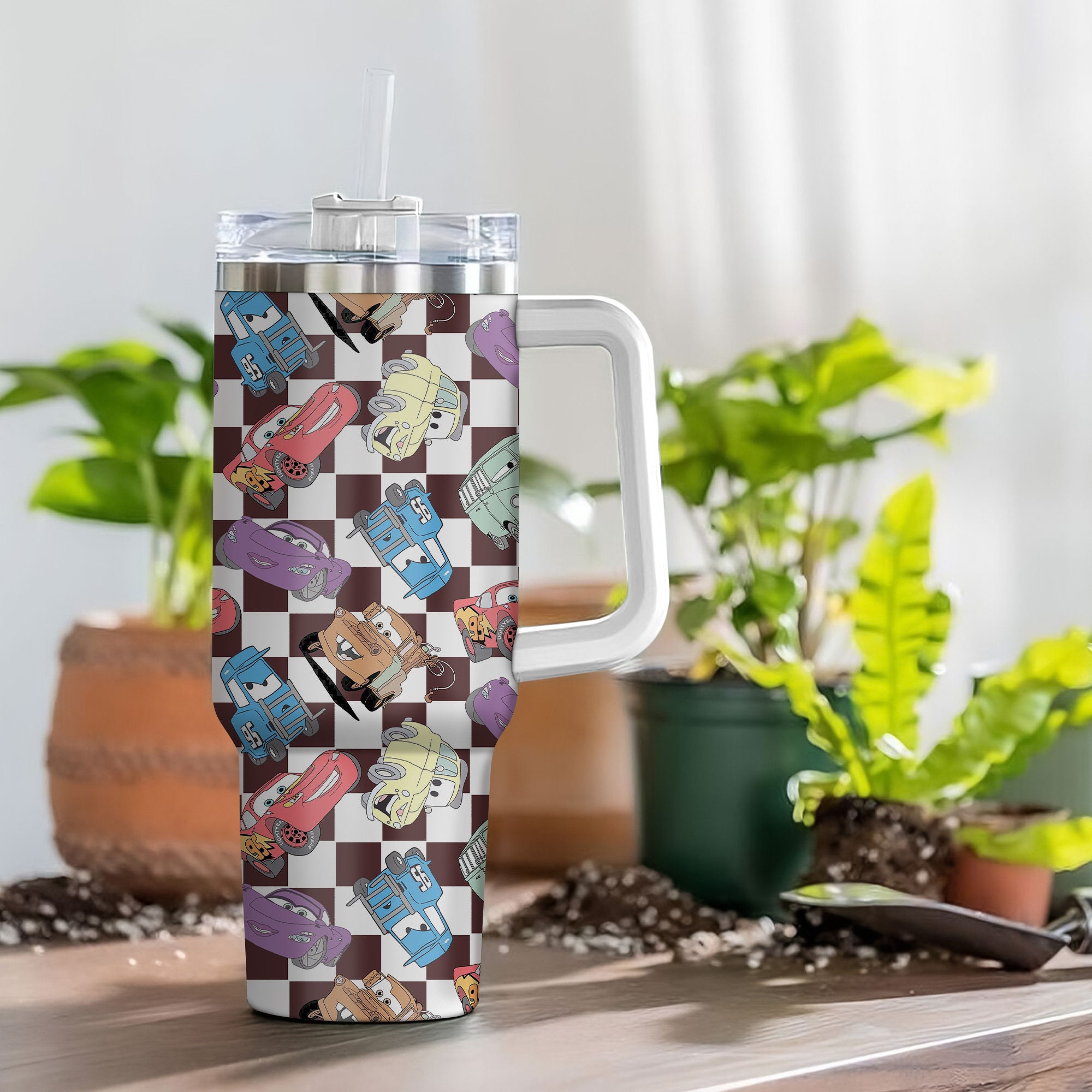 Cars Disney Cartoon Custom Stanley Cup 40 oz 30 oz Tumbler With HandleTVC2301973 - Image 4