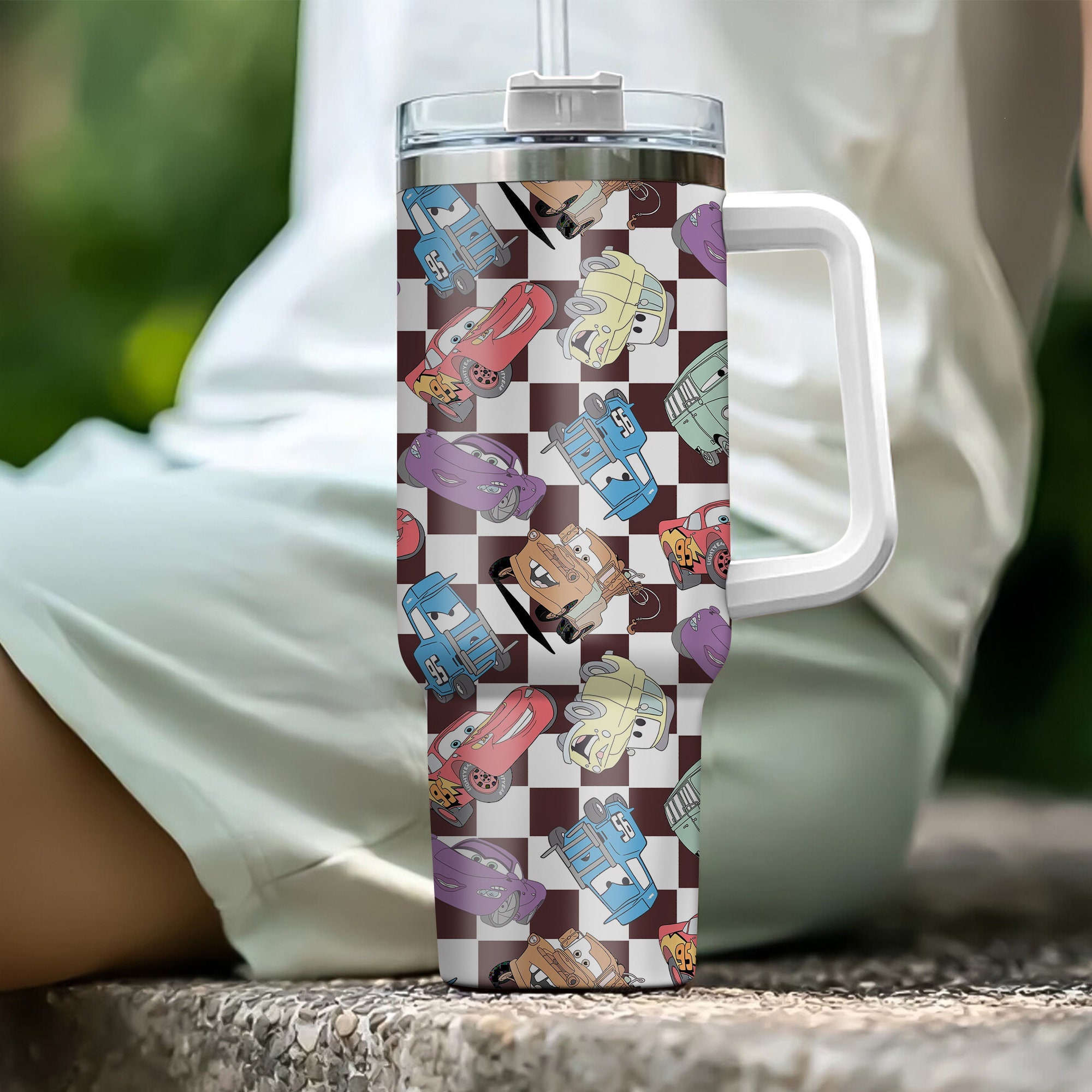 Cars Disney Cartoon Custom Stanley Cup 40 oz 30 oz Tumbler With HandleTVC2301973 - Image 5