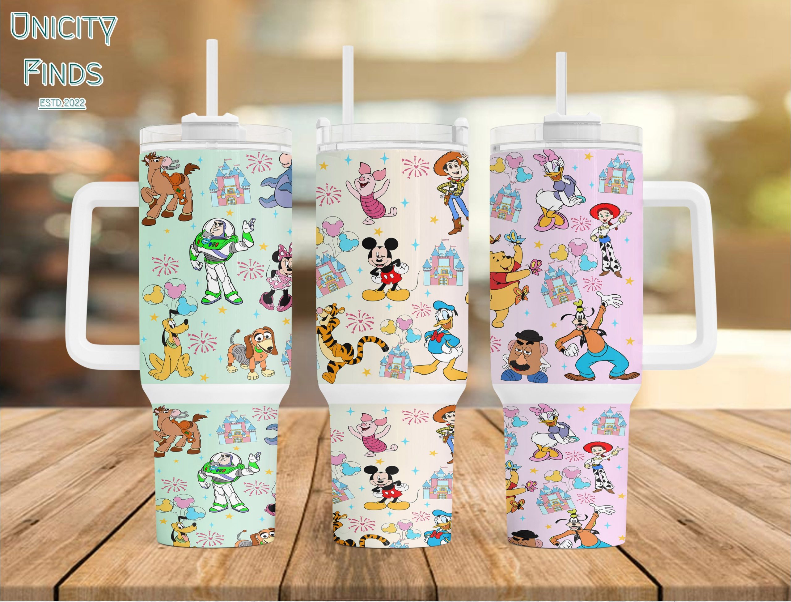 Cartoon Characters Custom Stanley Cup 40 oz 30 oz Tumbler With HandleTVC2301849