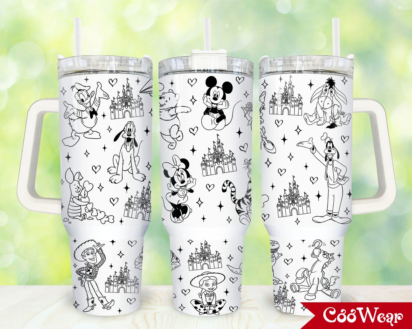 Cartoon Characters Custom Stanley Cup 40 oz 30 oz Tumbler With HandleTVC2301857