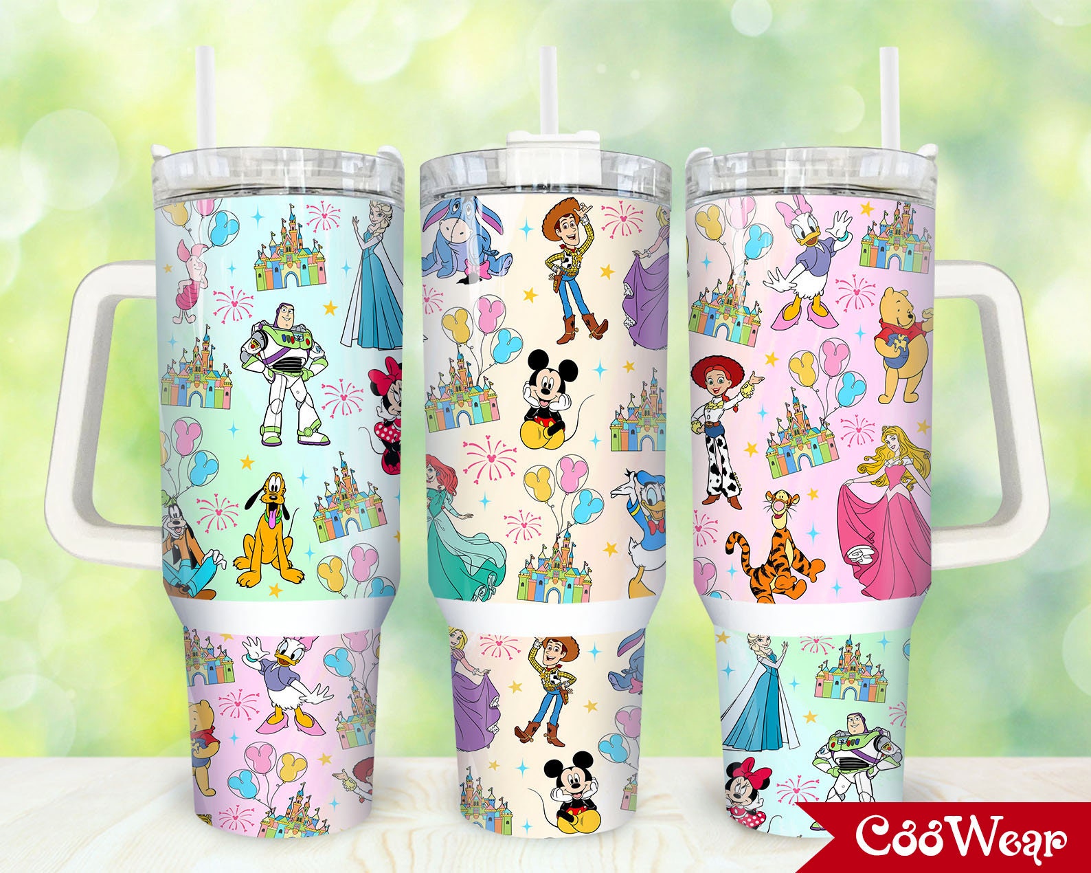 Cartoon Characters Disney Custom Stanley Cup 40 oz 30 oz Tumbler With HandleTVC2301858