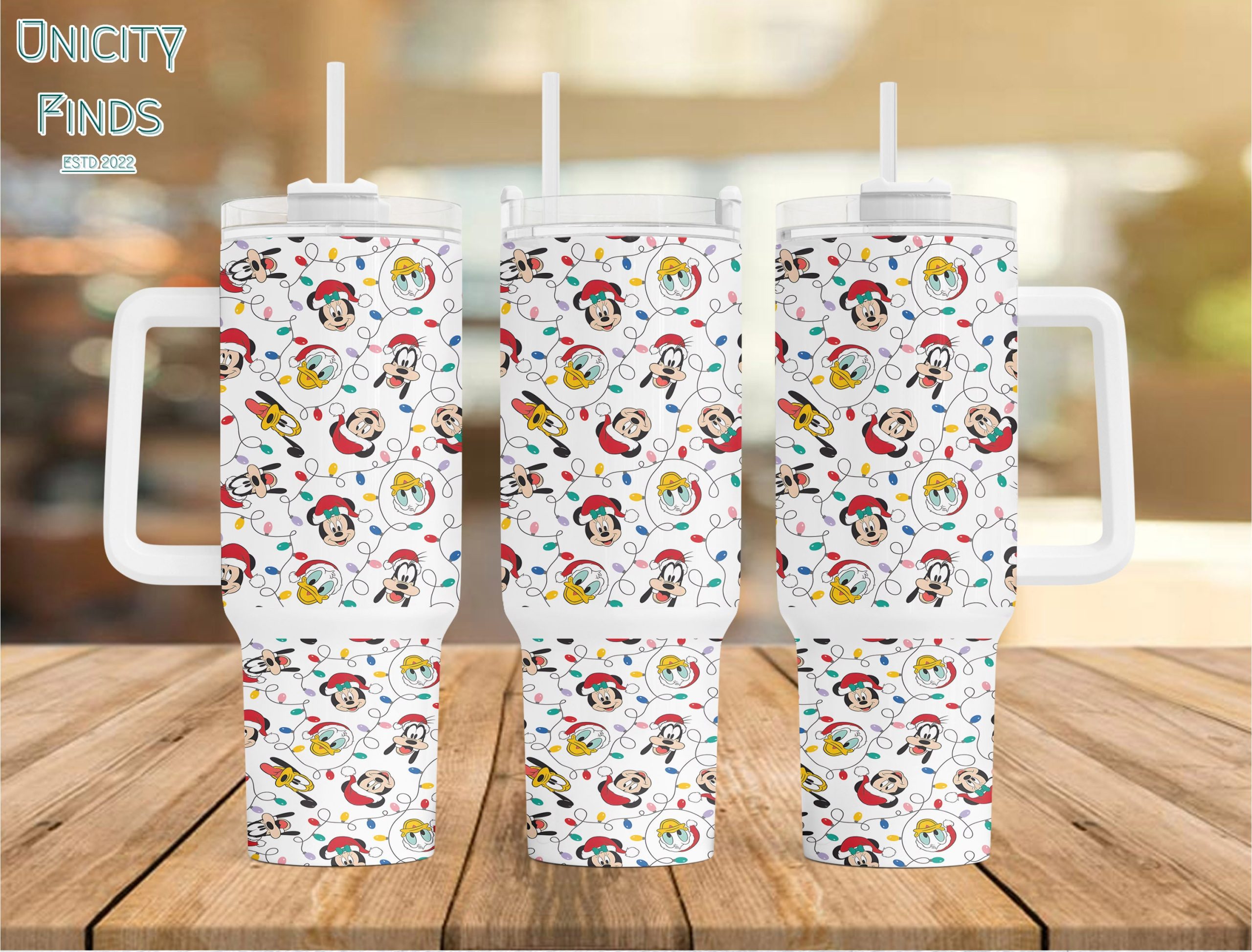 Cartoon Christmas Characters Disney Custom Stanley Cup 40 oz 30 oz Tumbler With HandleTVC2301849