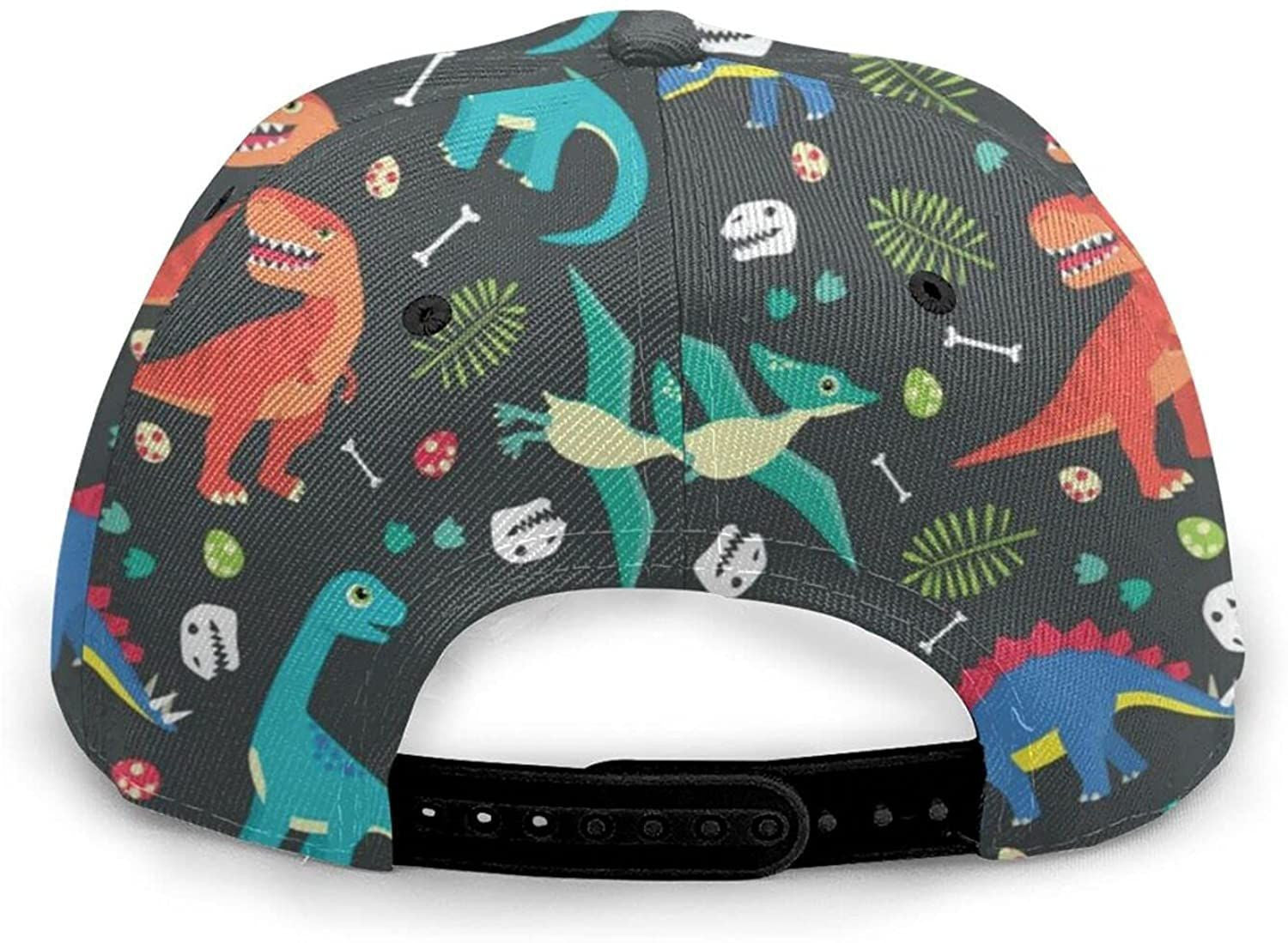 Cartoon Dinosaur Print Casual Baseball 3D Cap Adjustable Twill Sports Dad Hats For Unisex Trucker Hats Custom Hats Gifts For Men & Women