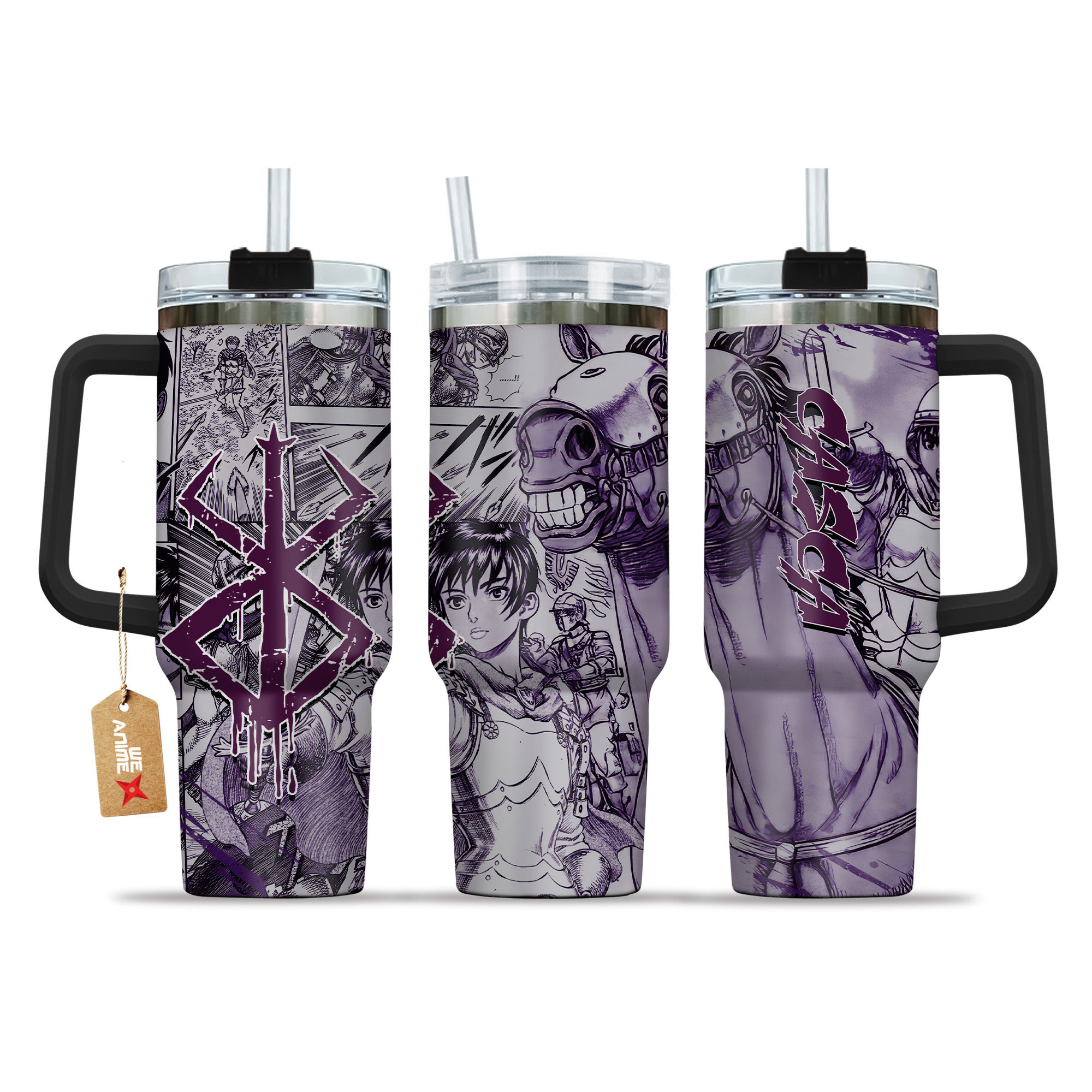 Casca Berserk Anime Custom Stanley Cup 40 oz 30 oz Tumbler With HandleTVC2301149