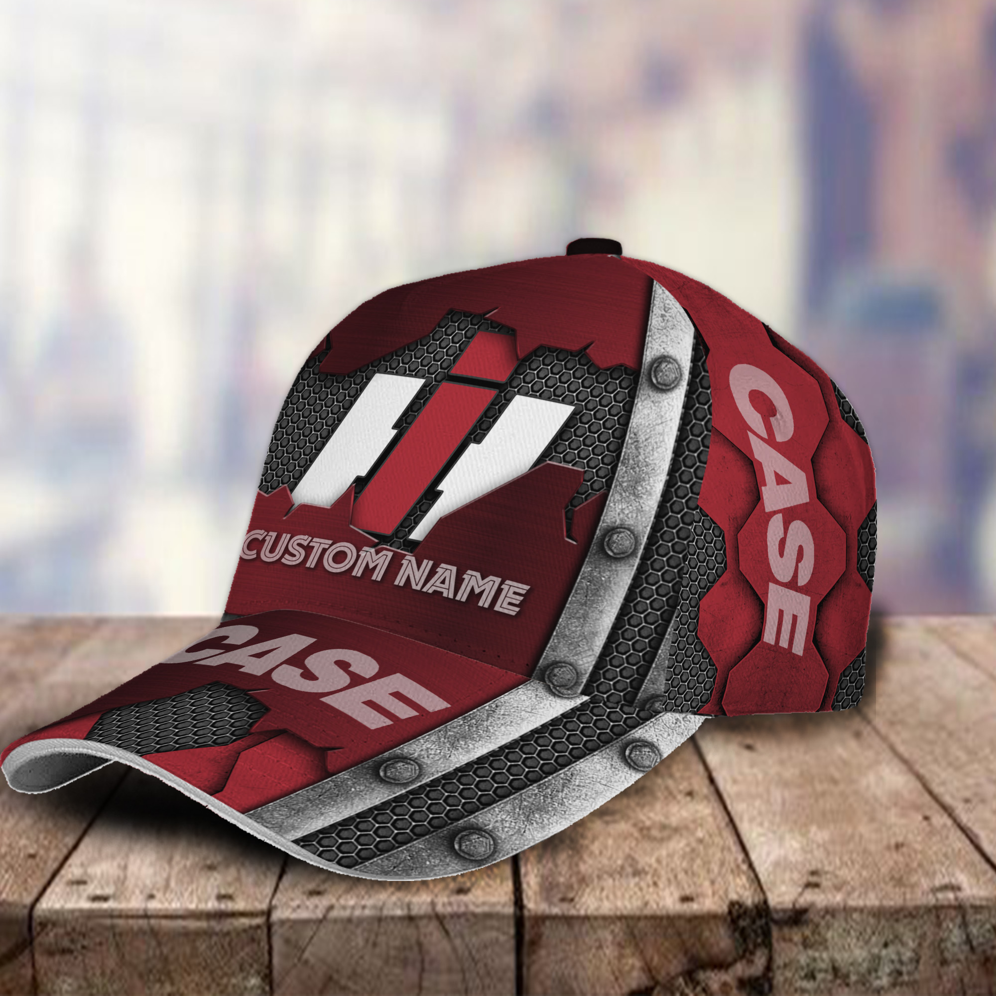 Case IH 3D Classic Cap Custom Hat Logo Name Trucker Hats Custom Hats Gifts For Men & Women