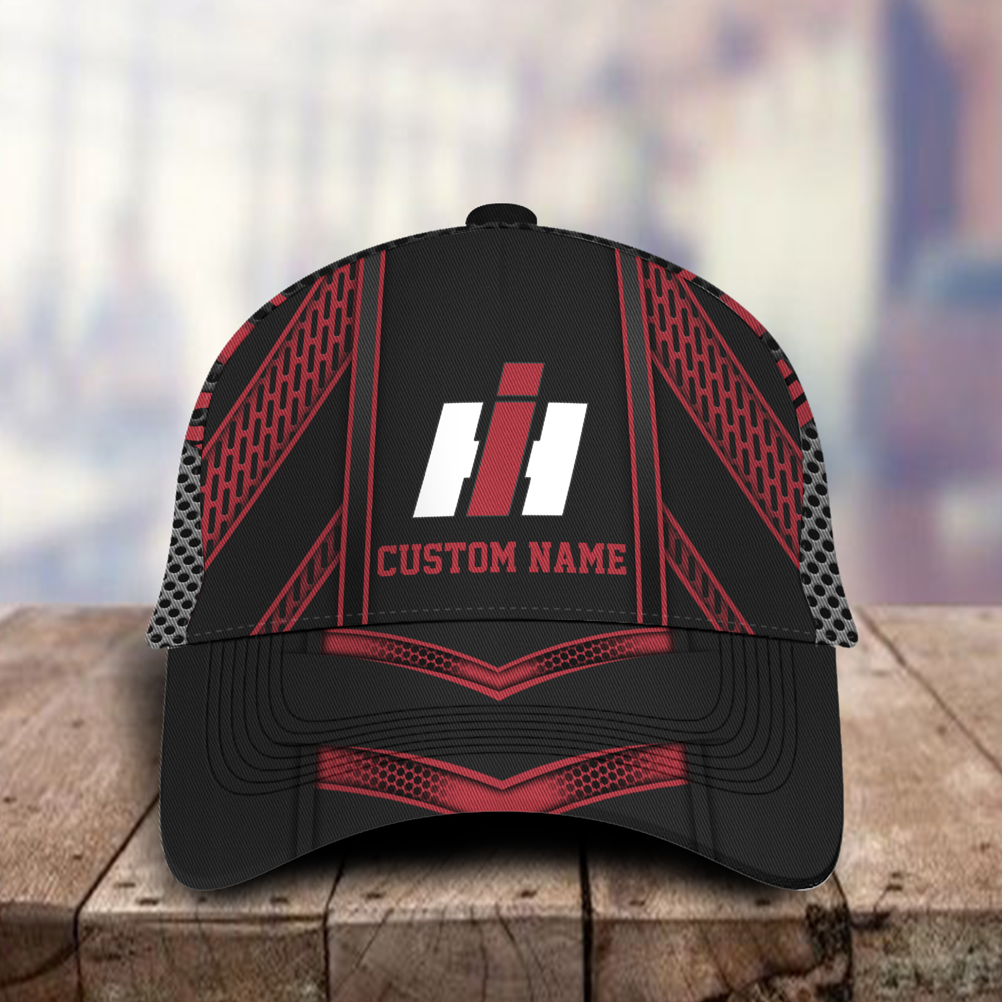 Case IH 3D Classic Cap Hat Personalized Name For Men Women Trucker Hats Custom Hats Gifts For Men & Women