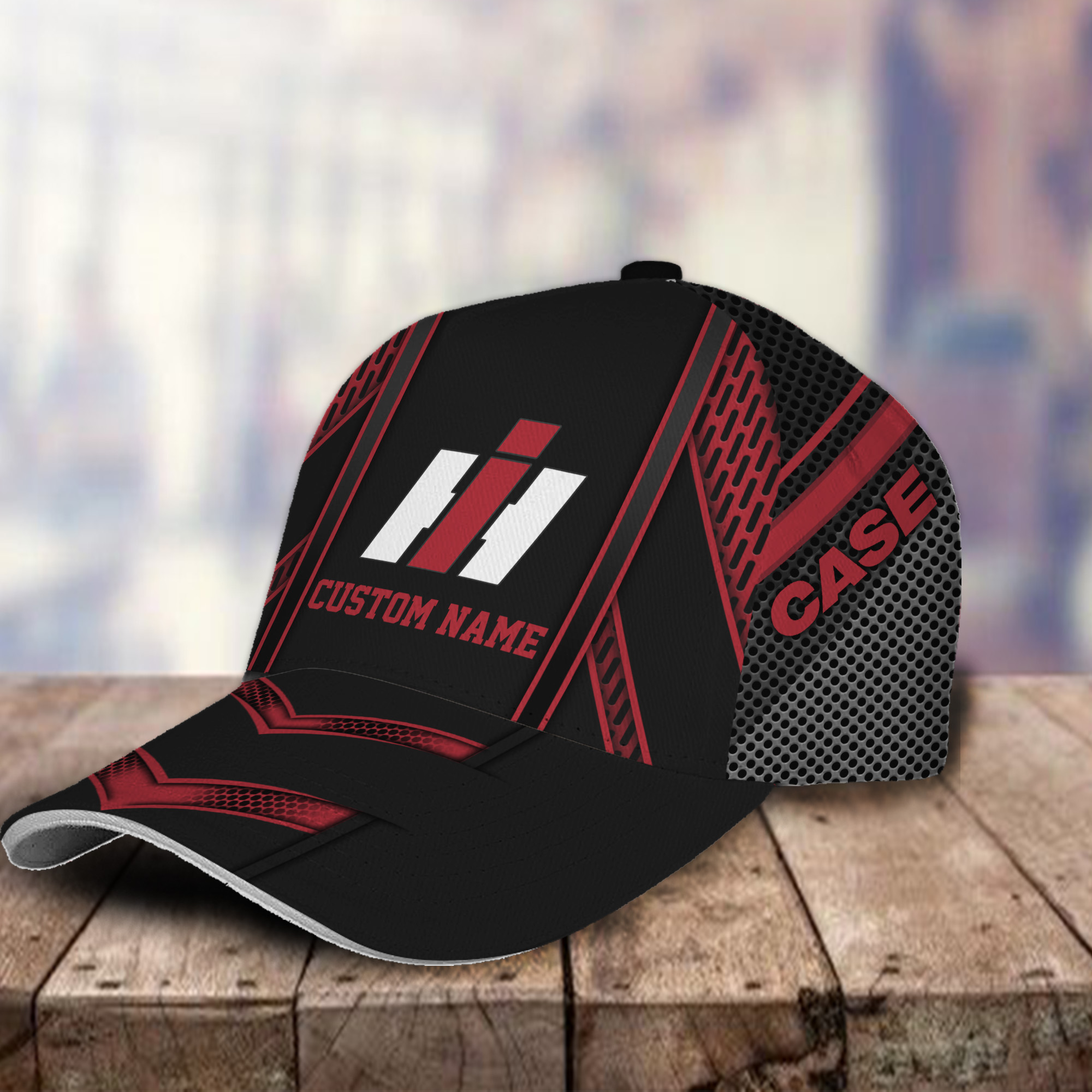 Case IH 3D Classic Cap Hat Personalized Name For Men Women Trucker Hats Custom Hats Gifts For Men & Women