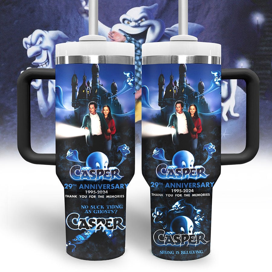 Casper Cartoon Custom Stanley Cup 40 oz 30 oz Tumbler With HandleTVC2301328