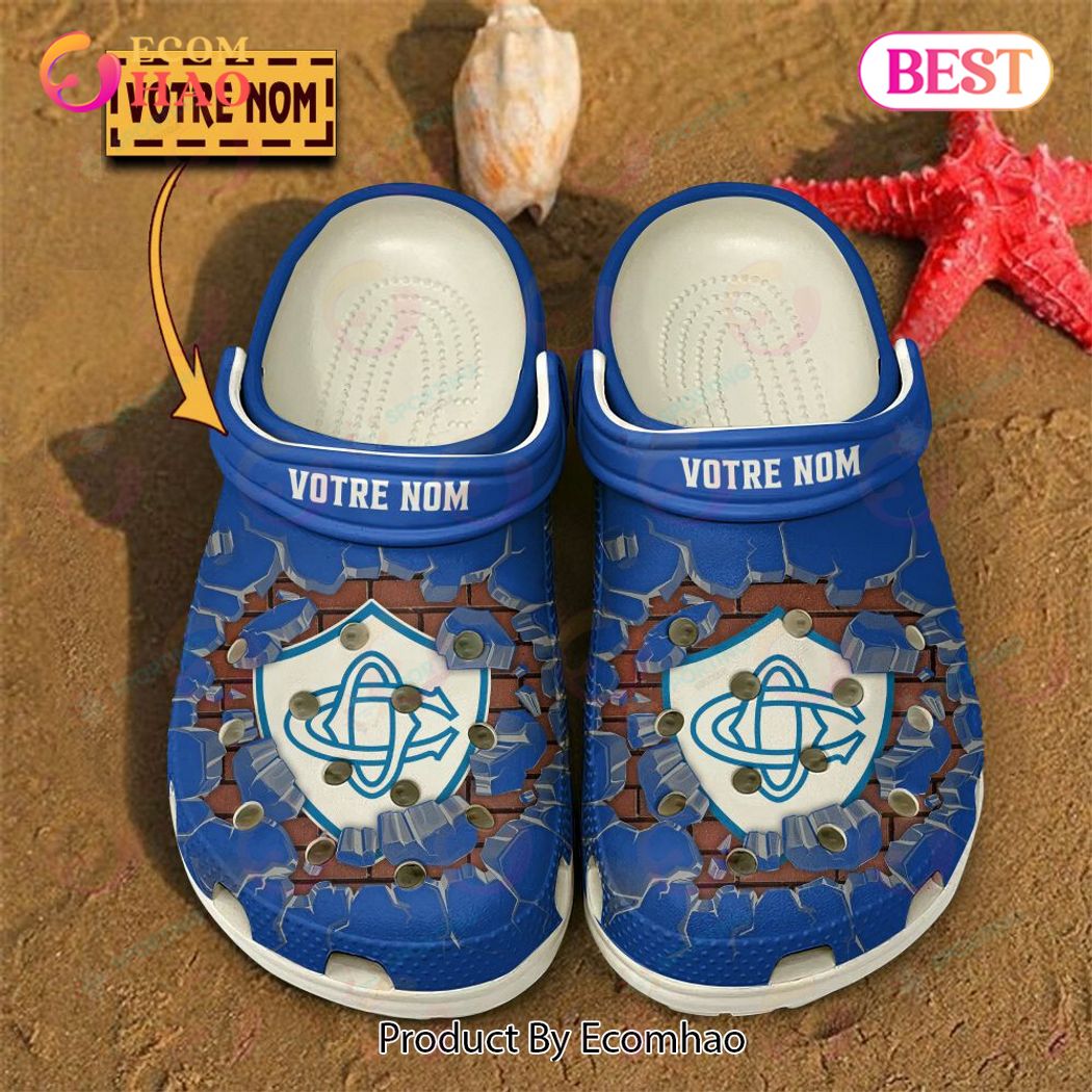 Castres Olympique Top14 Sport Crocs Crocband Clogs Shoes Comfortable For Men Women and Kids