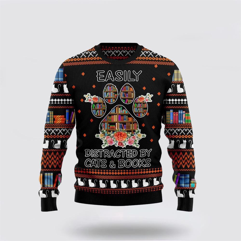 Cat Be Kind Ugly Christmas Sweater Christmas Unisex Sweater Funny Christmas Sweater