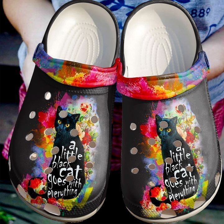 Cat Black Classic Clogs Shoes