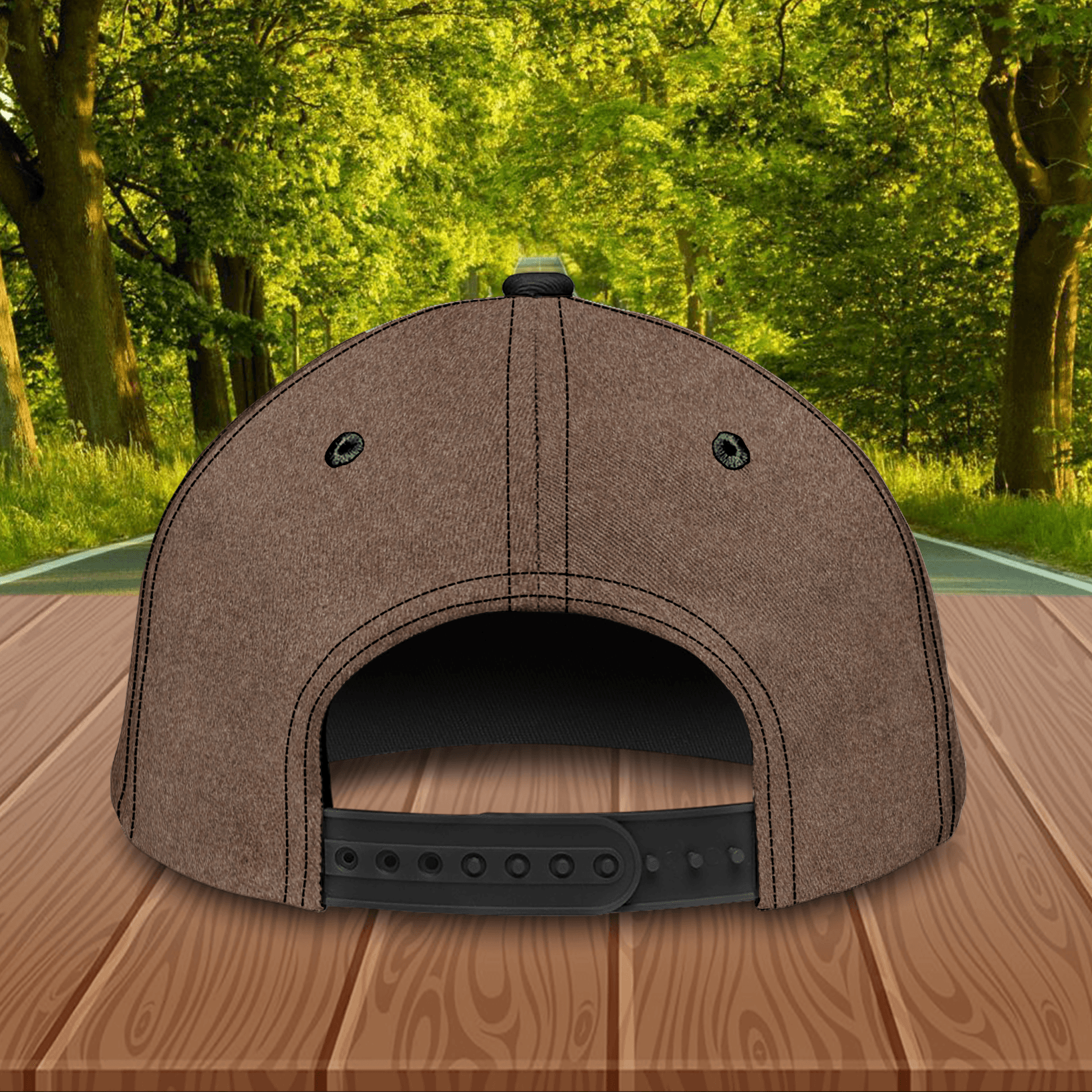 Cat Brown Heart Personalized Classic Cap, Personalized Gift for Cat Lovers, Cat Mom, Cat Dad Trucker Hats Custom Hats Gifts For Men & Women