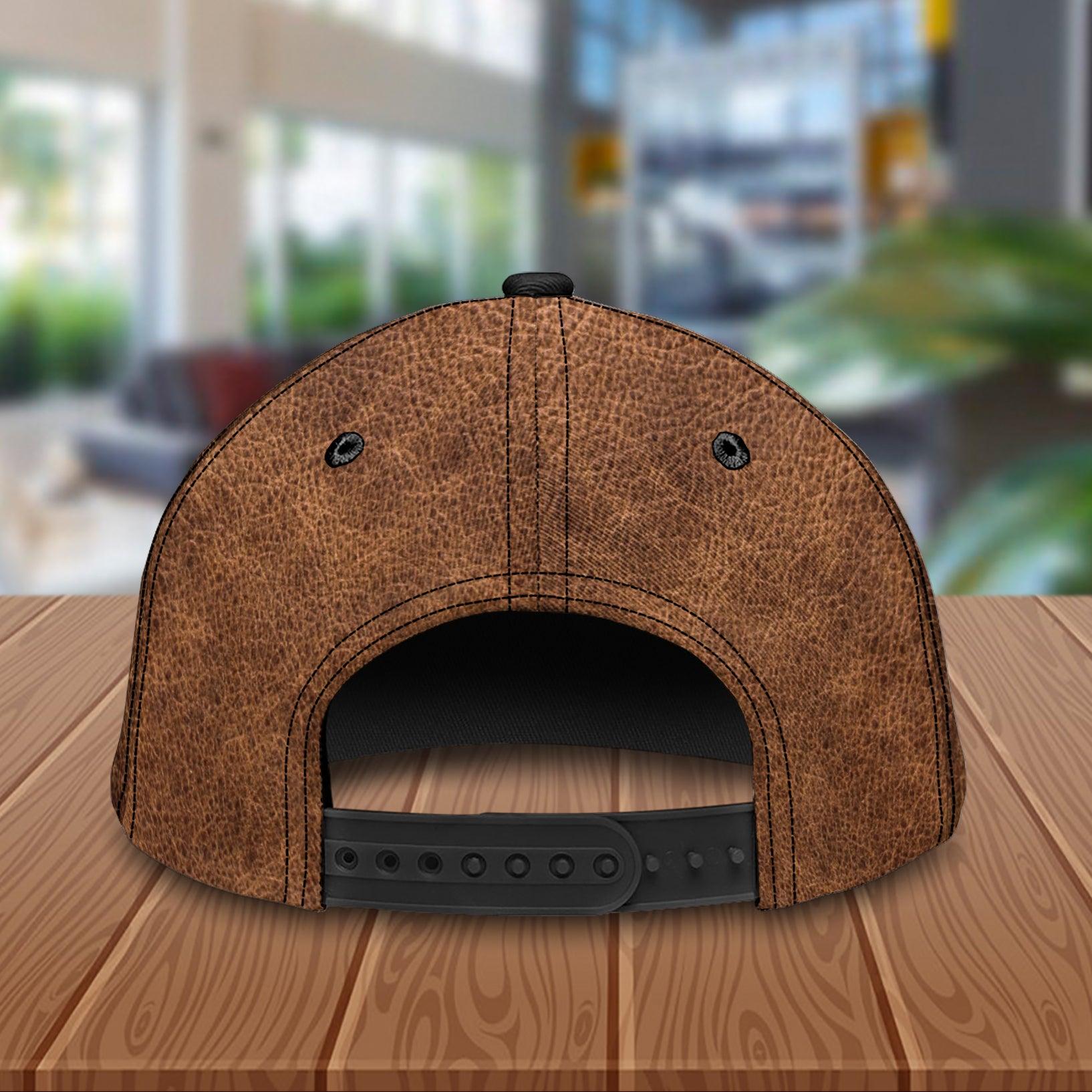 Cat Brown Pattern Personalized Classic Cap, Personalized Gift for Cat Lovers, Cat Mom, Cat Dad Trucker Hats Custom Hats Gifts For Men & Women