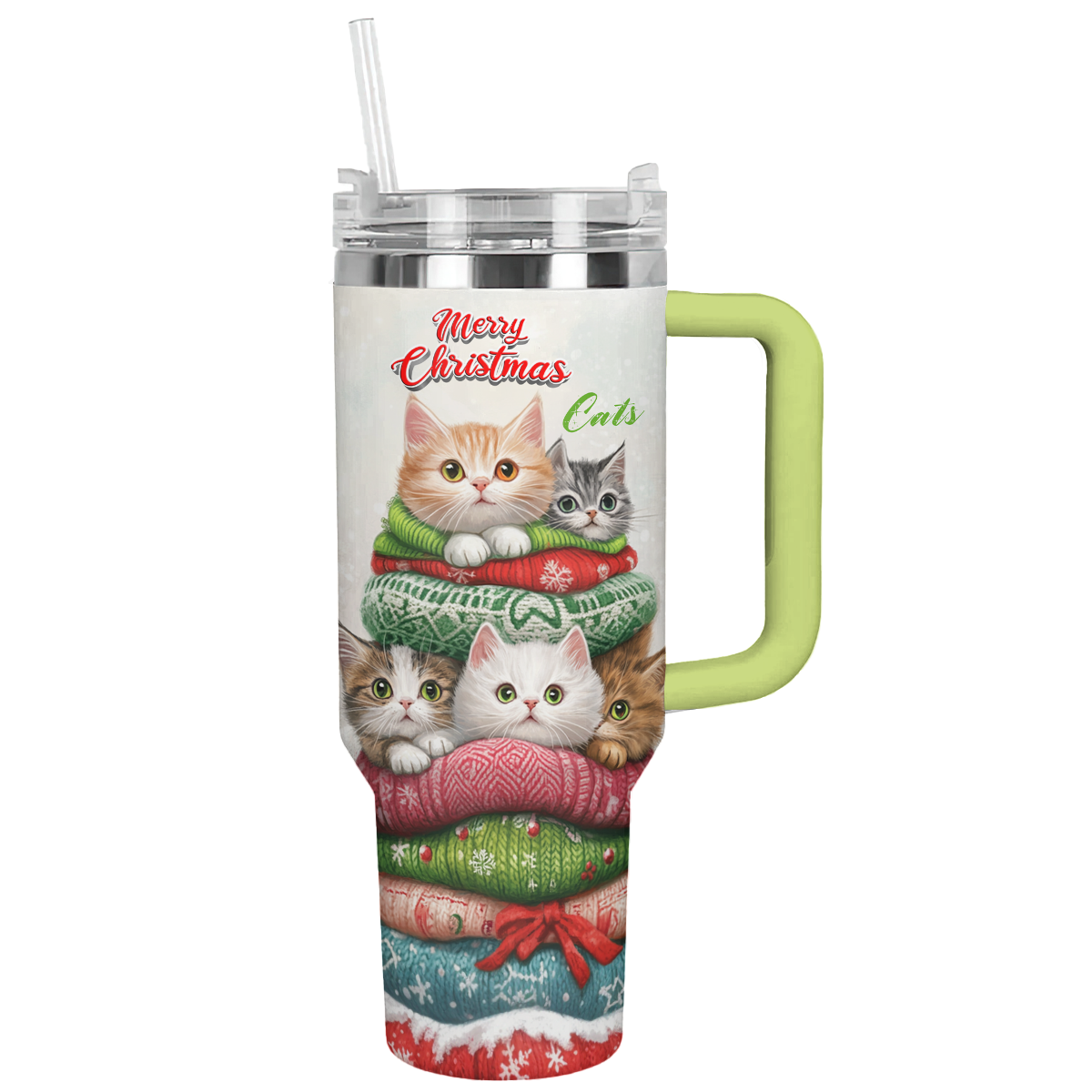 Cat Christmas Custom Stanley Cup 40 oz 30 oz Tumbler With HandleTVC2301290