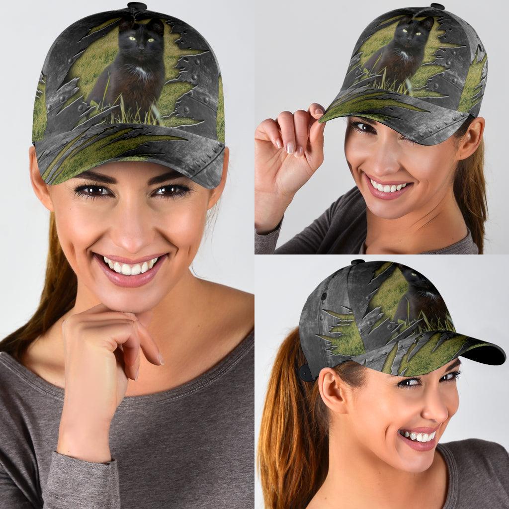 Cat Classic Cap, Gift for Cat Lovers, Cat Mom Trucker Hats Custom Hats Gifts For Men & Women