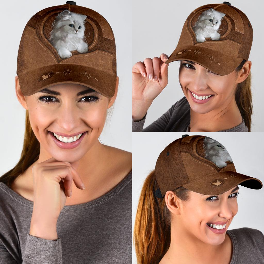 Cat Classic Cap, Gift for Cat Lovers, Cat Mom Trucker Hats Custom Hats Gifts For Men & Women