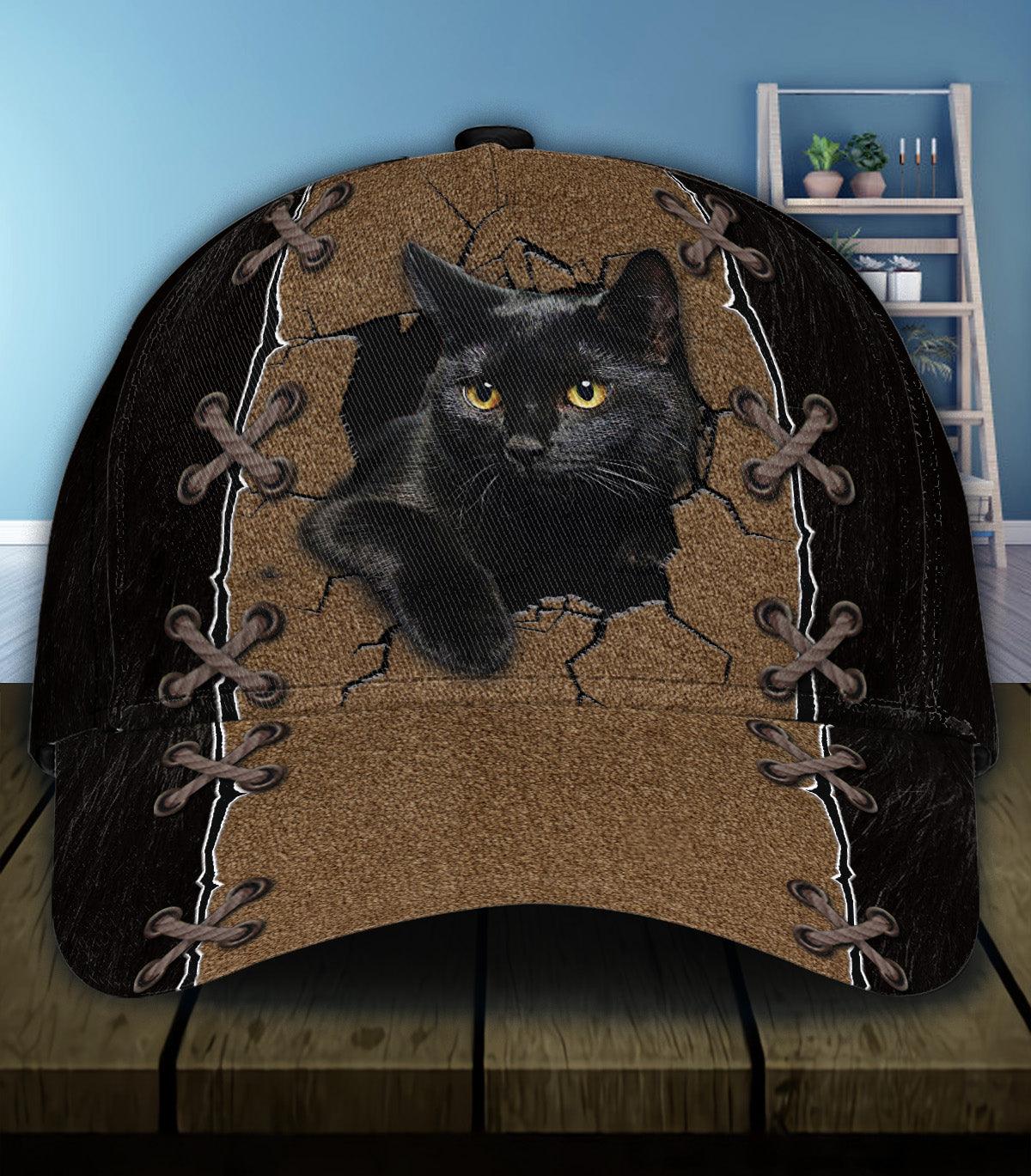 Cat Classic Cap, Gift for Cat Lovers, Cat Mom Trucker Hats Custom Hats Gifts For Men & Women