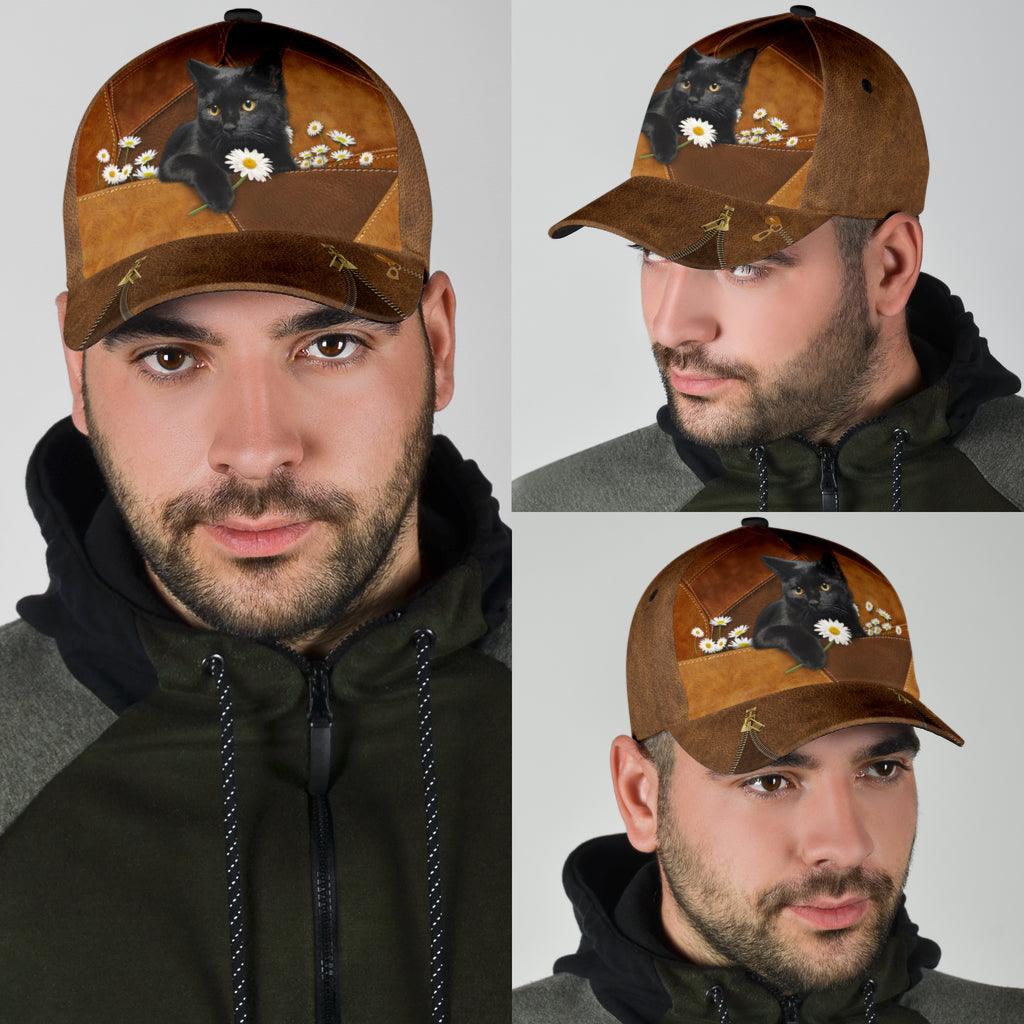 Cat Classic Cap, Gift for Cat Lovers, Cat Mom Trucker Hats Custom Hats Gifts For Men & Women