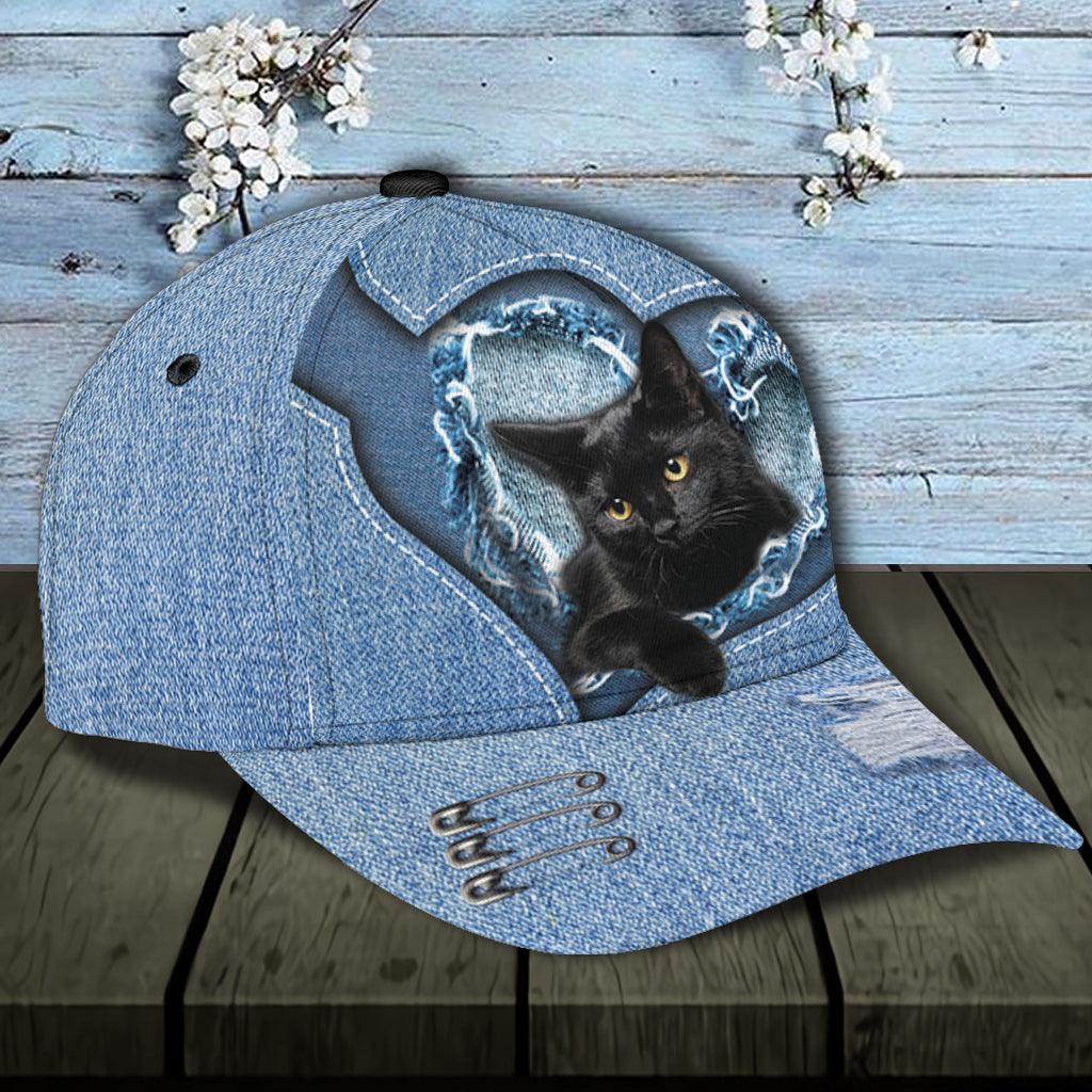 Cat Classic Cap, Gift for Cat Lovers, Cat Mom Trucker Hats Custom Hats Gifts For Men & Women