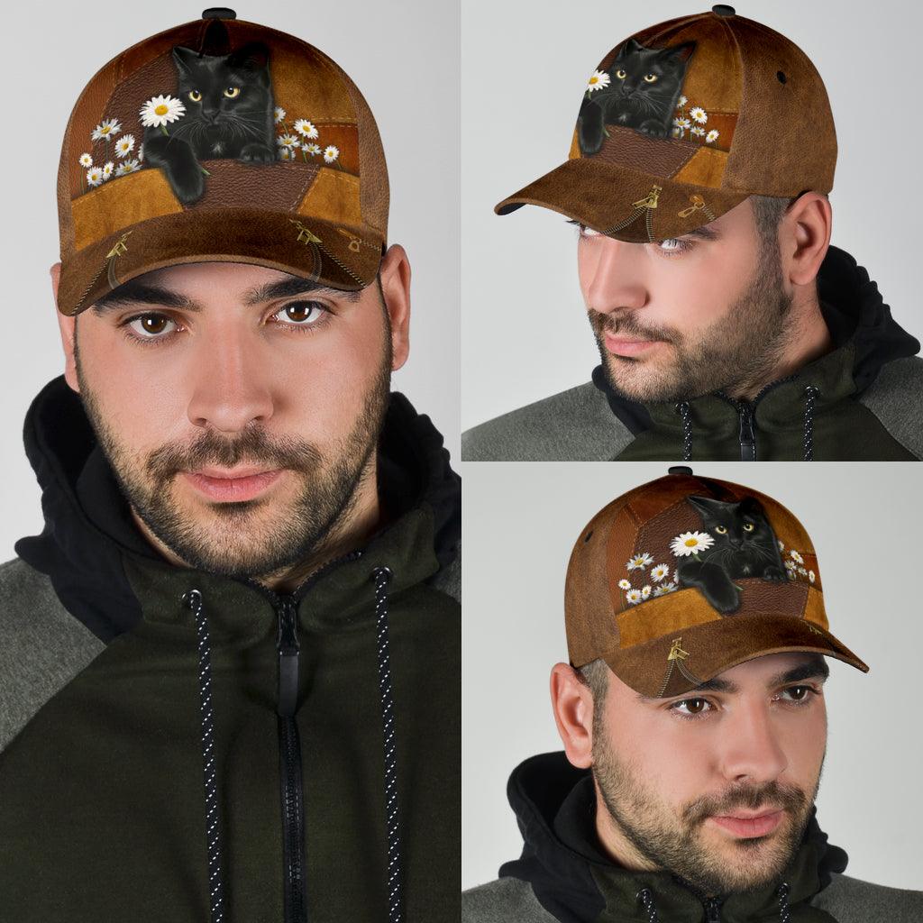 Cat Classic Cap, Gift for Cat Lovers, Cat Mom Trucker Hats Custom Hats Gifts For Men & Women