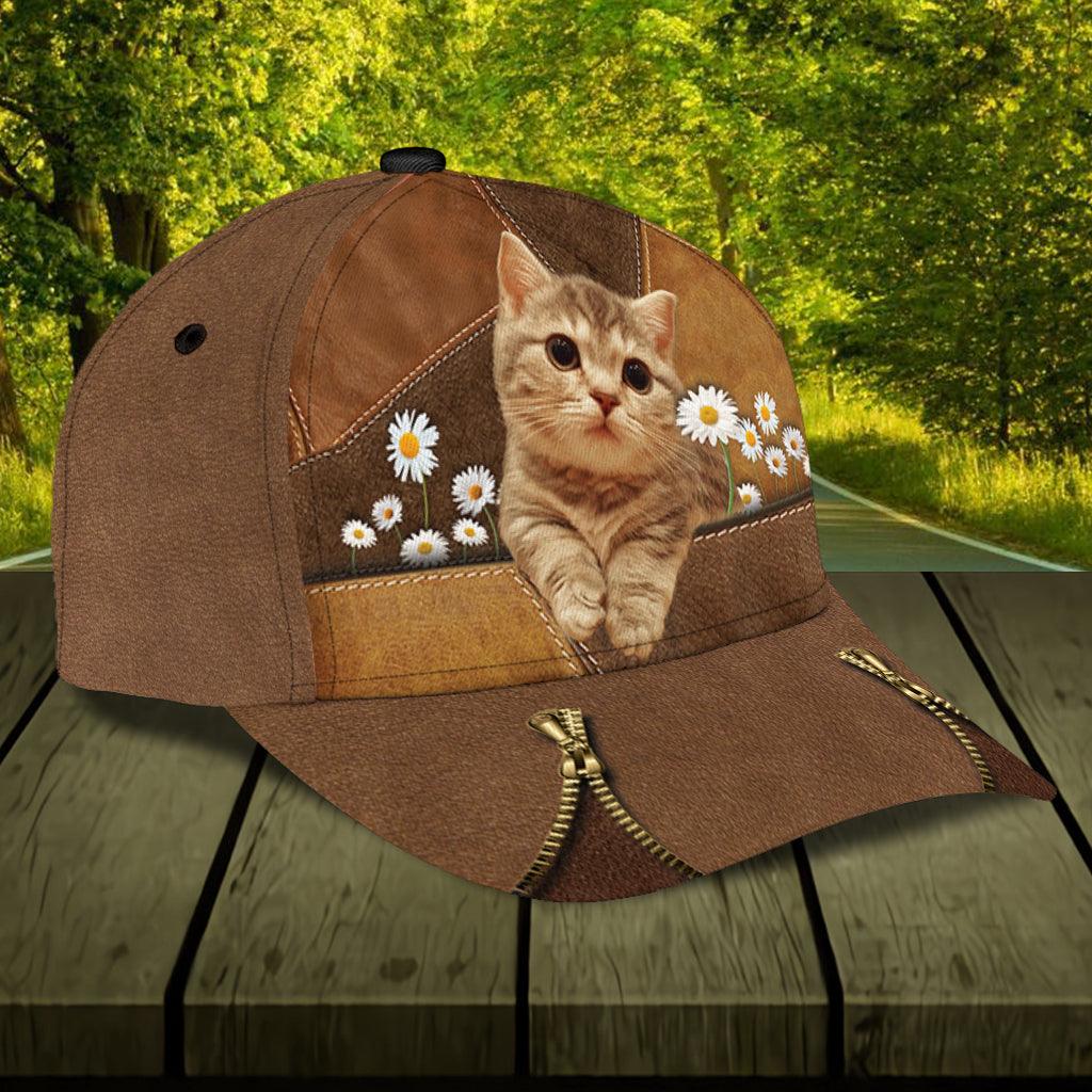 Cat Classic Cap, Gift for Cat Lovers, Cat Mom Trucker Hats Custom Hats Gifts For Men & Women