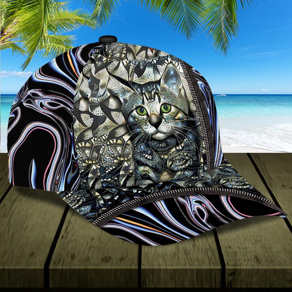 Cat Classic Cap, Gift for Cat Lovers, Cat Mom Trucker Hats Custom Hats Gifts For Men & Women