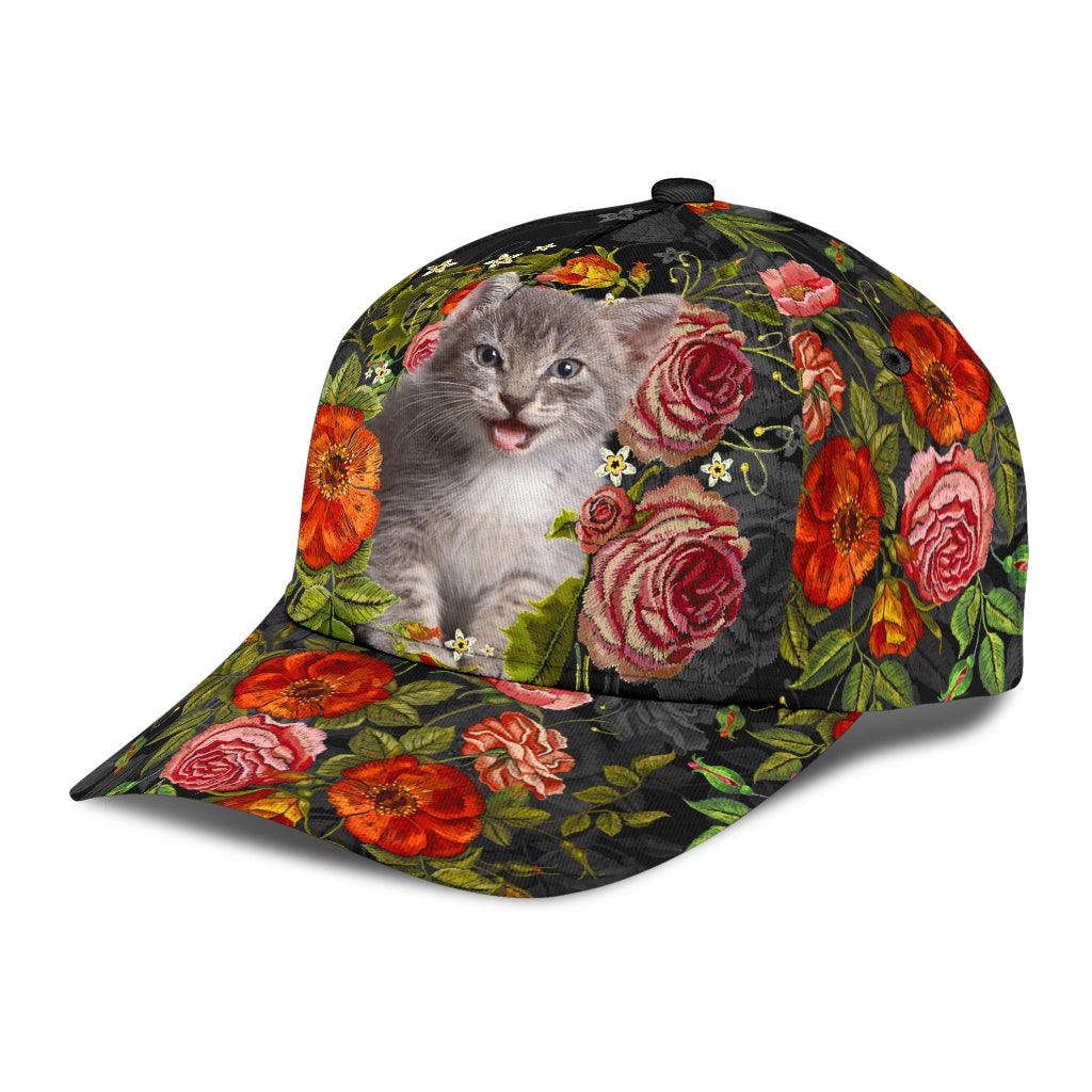 Cat Classic Cap, Gift for Cat Lovers, Cat Mom Trucker Hats Custom Hats Gifts For Men & Women