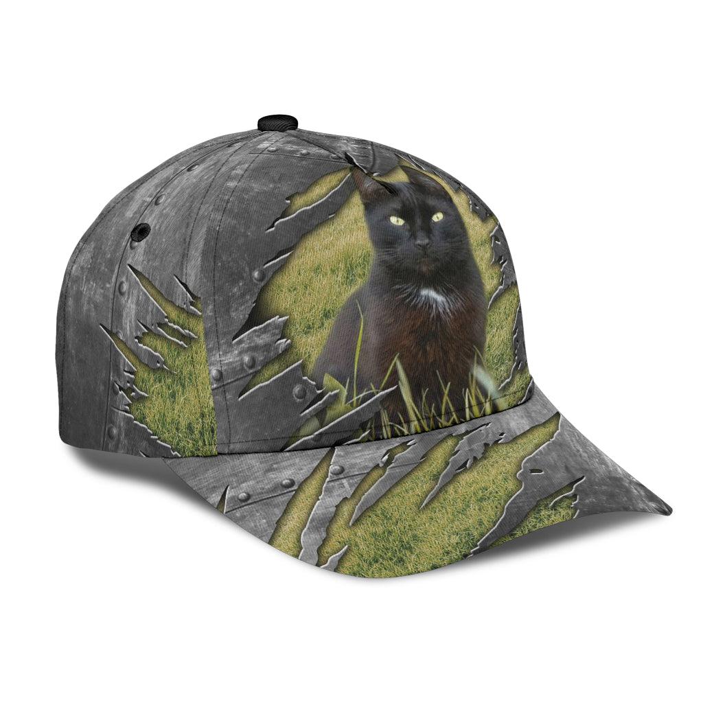 Cat Classic Cap, Gift for Cat Lovers, Cat Mom Trucker Hats Custom Hats Gifts For Men & Women