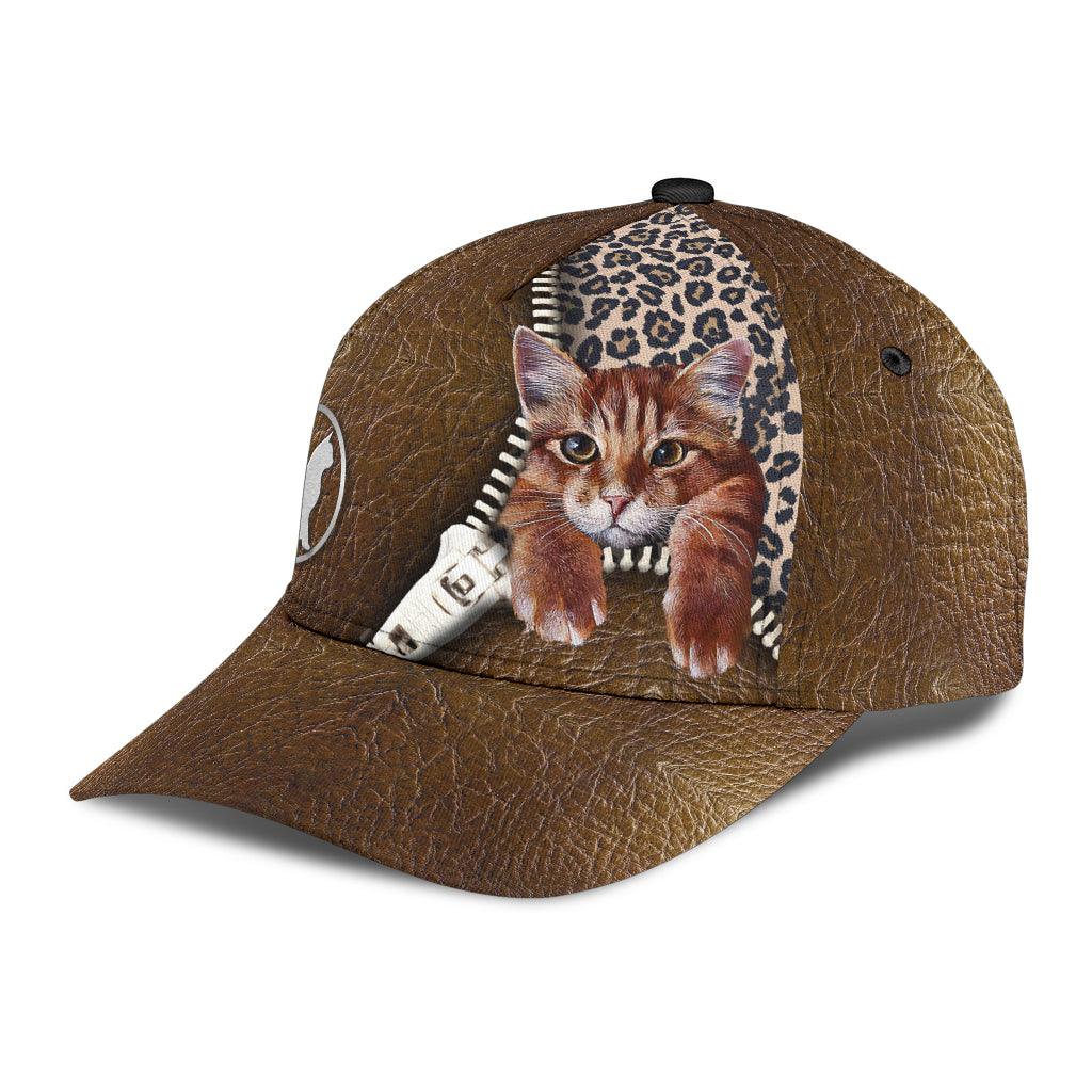 Cat Classic Cap, Gift for Cat Lovers, Cat Mom Trucker Hats Custom Hats Gifts For Men & Women