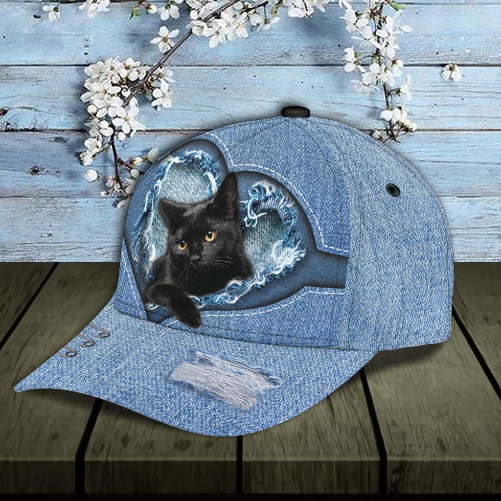 Cat Classic Cap, Gift for Cat Lovers, Cat Mom Trucker Hats Custom Hats Gifts For Men & Women