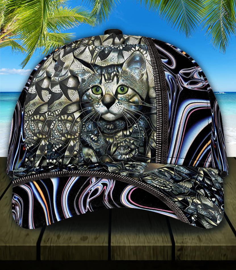 Cat Classic Cap, Gift for Cat Lovers, Cat Mom Trucker Hats Custom Hats Gifts For Men & Women