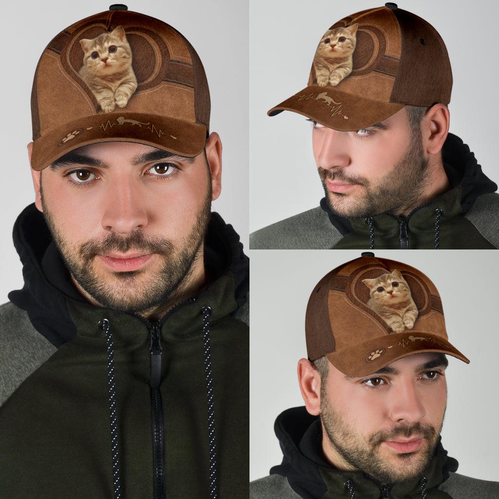 Cat Classic Cap, Gift for Cat Lovers, Cat Mom Trucker Hats Custom Hats Gifts For Men & Women