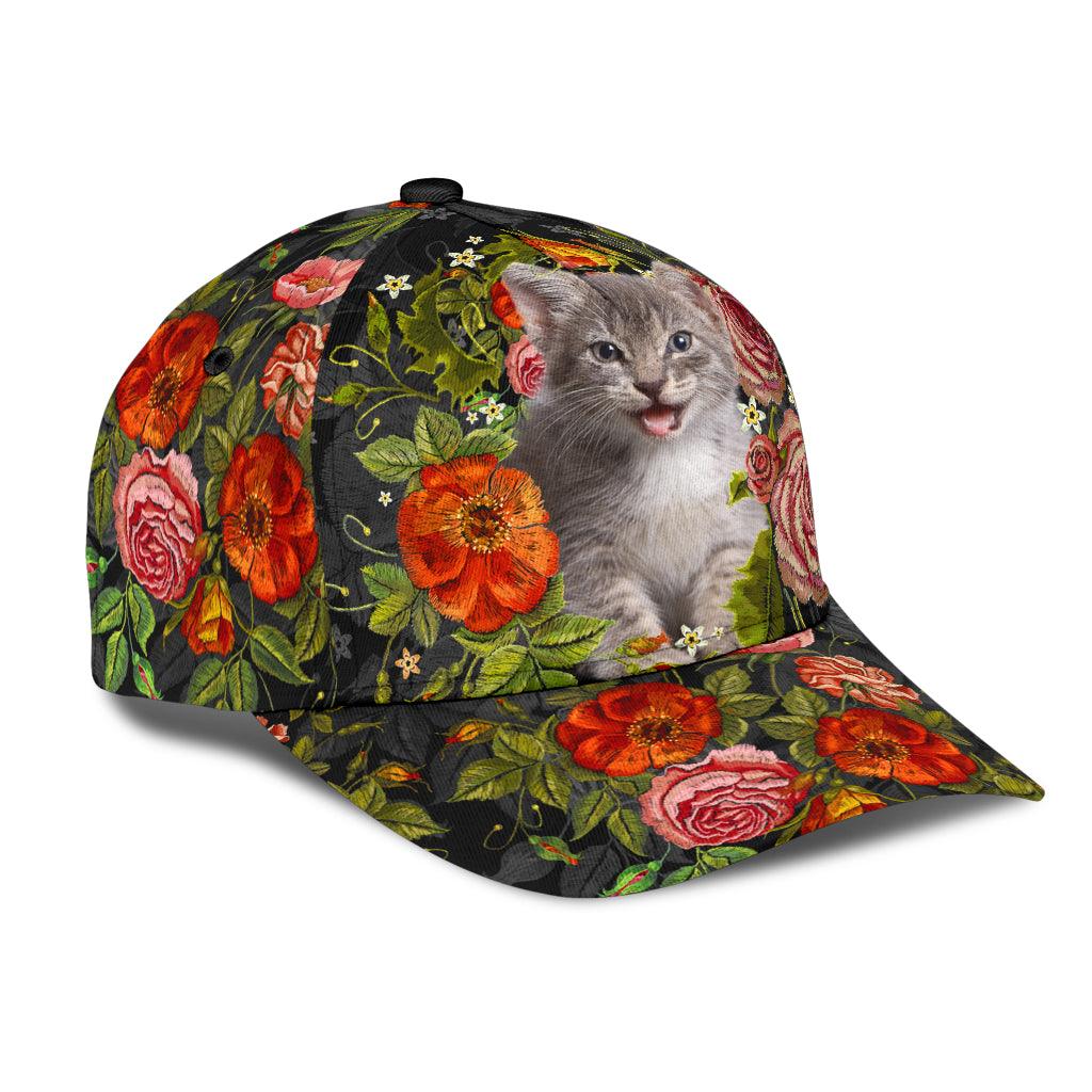 Cat Classic Cap, Gift for Cat Lovers, Cat Mom Trucker Hats Custom Hats Gifts For Men & Women