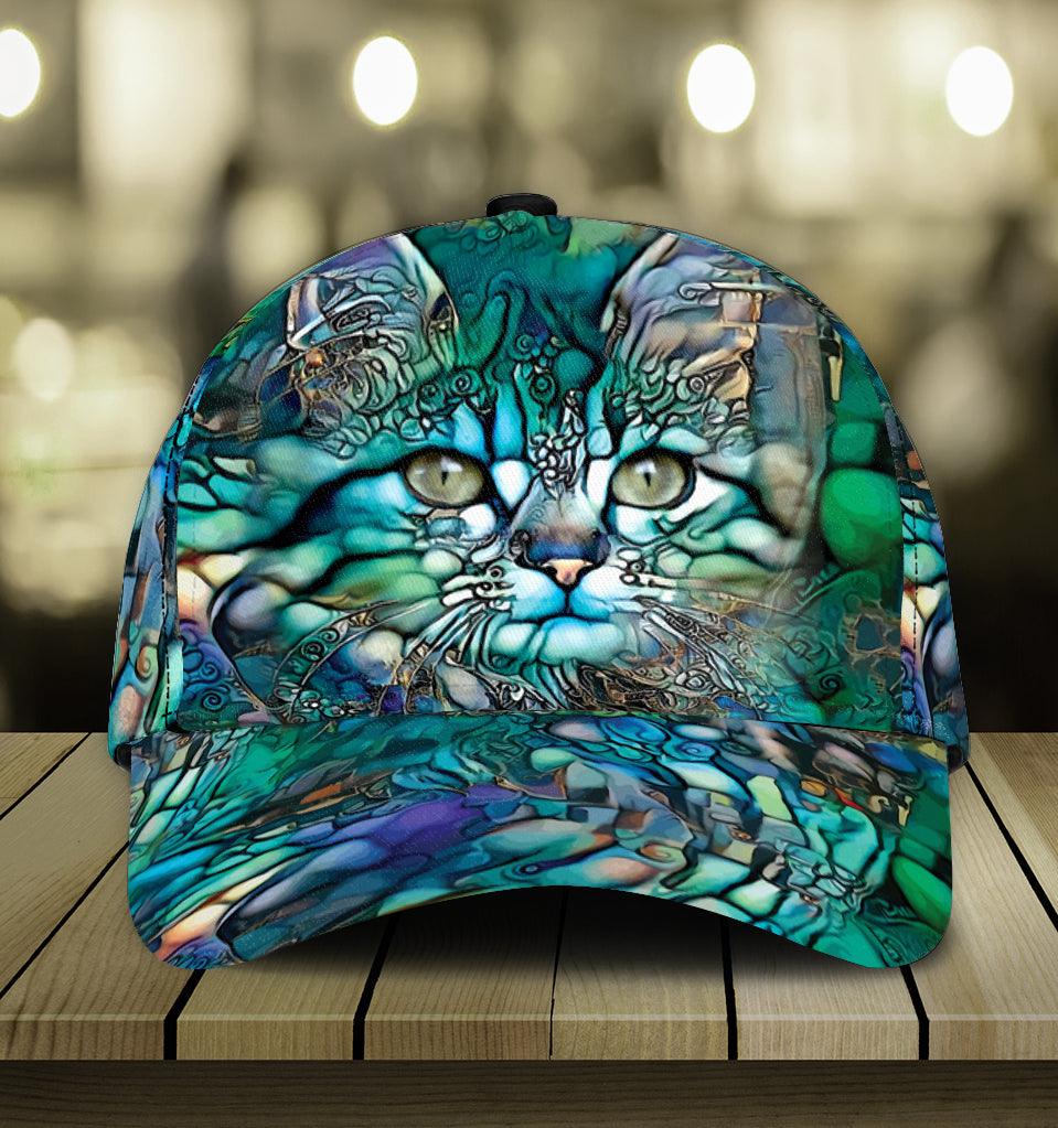 Cat Classic Cap, Gift for Cat Lovers, Cat Mom Trucker Hats Custom Hats Gifts For Men & Women