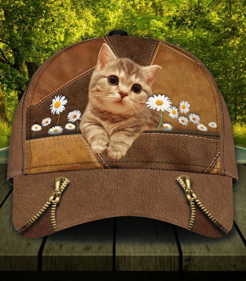 Cat Classic Cap, Gift for Cat Lovers, Cat Mom Trucker Hats Custom Hats Gifts For Men & Women