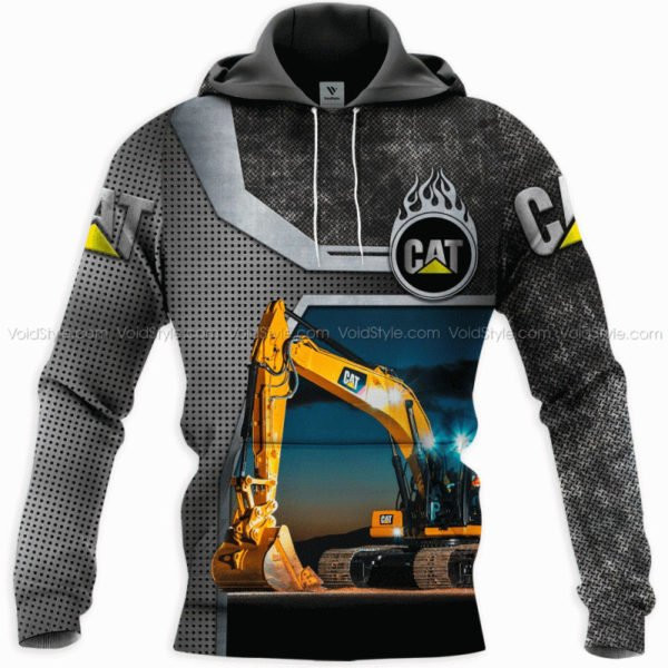 Cat Heavy Equipment 3D All Over Print Hoodie, Zip Hoodie