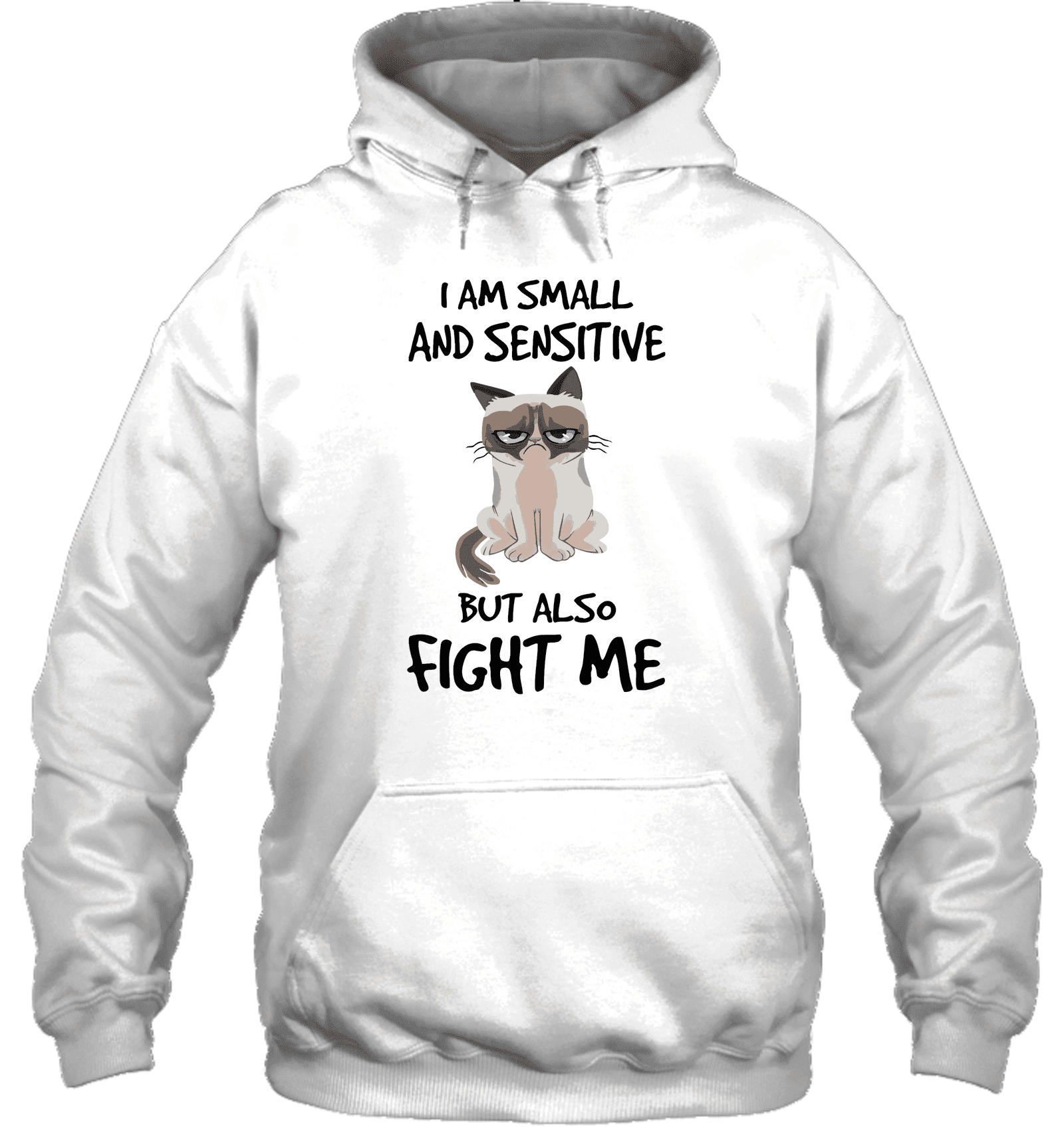 Cat I Am Small And Sensitive 3D All Over Print Hoodie, Zip Hoodie