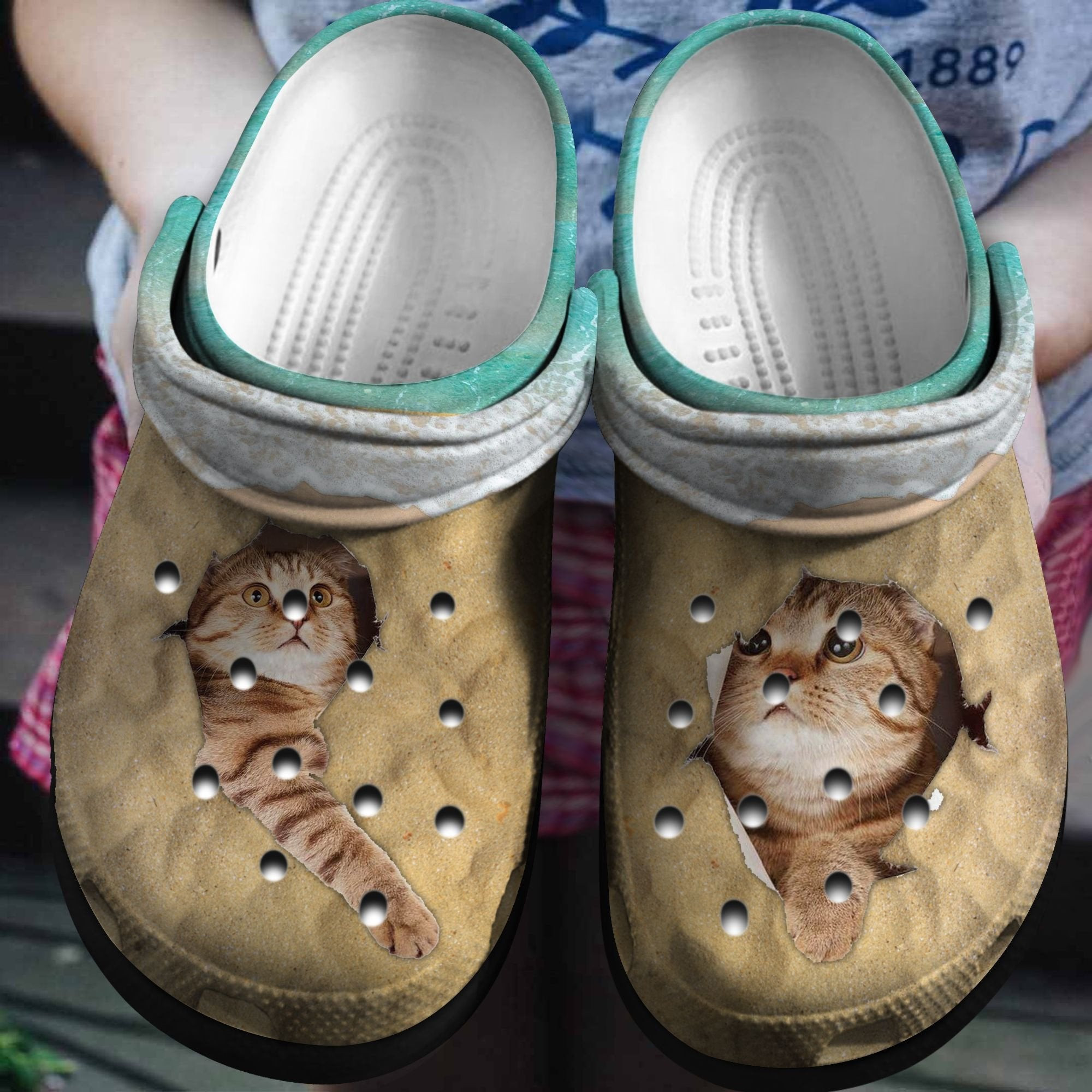 Cat With Soft Shape Bed Shoes - Playful Cat clog Gift