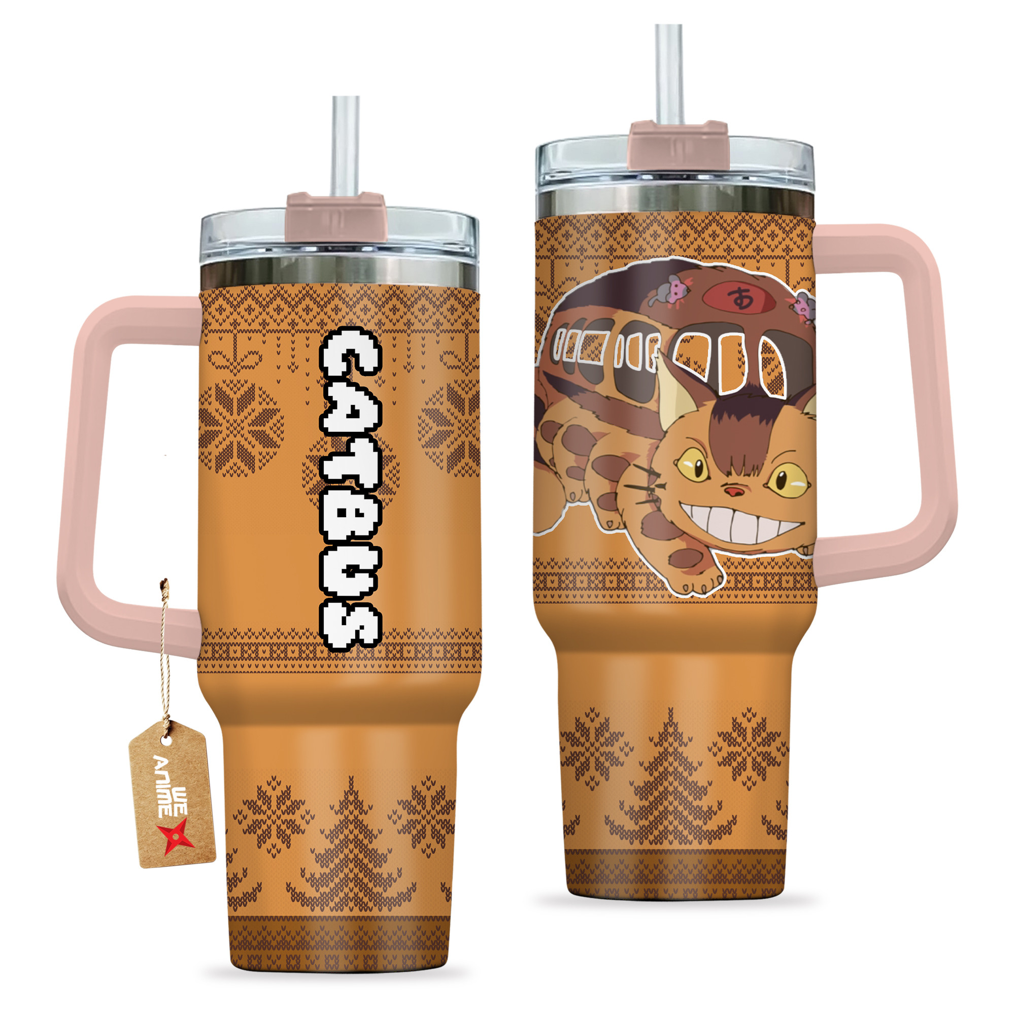 Catbus My Neighbor Totoro Anime Custom Stanley Cup 40 oz 30 oz Tumbler With HandleTVC2301165 - Image 2