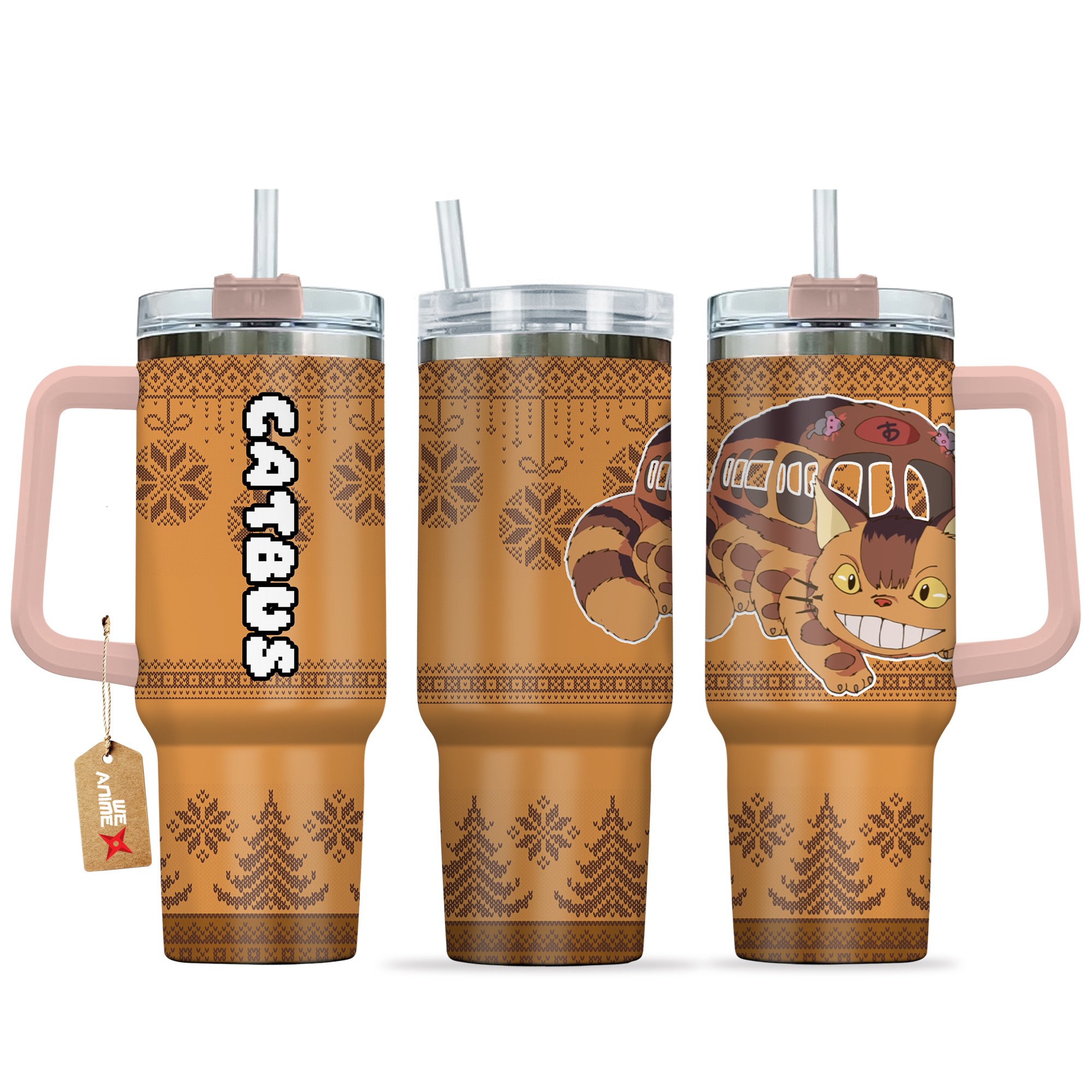 Catbus My Neighbor Totoro Anime Custom Stanley Cup 40 oz 30 oz Tumbler With HandleTVC2301165