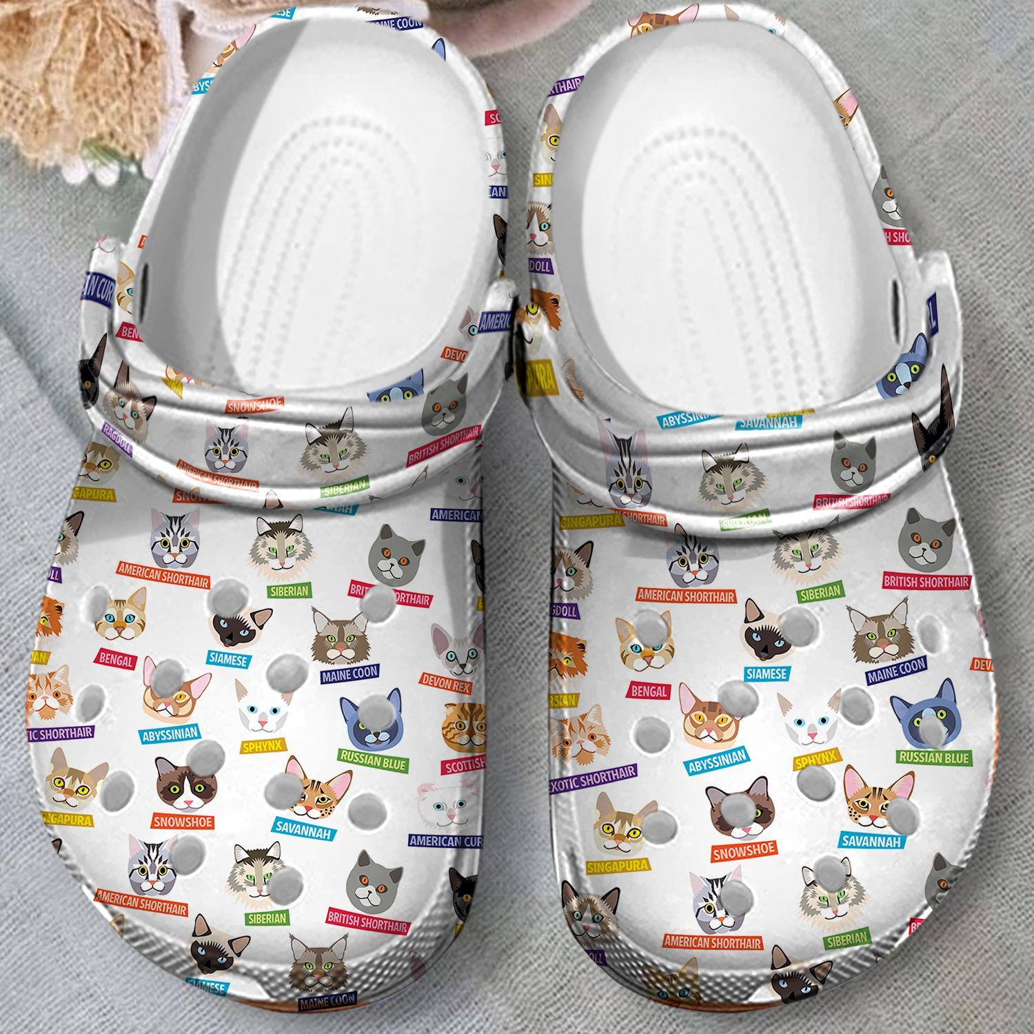 Cats Collection Crocs Crocband Clogs Shoes Comfortable For Men Women and Kids - Image 4