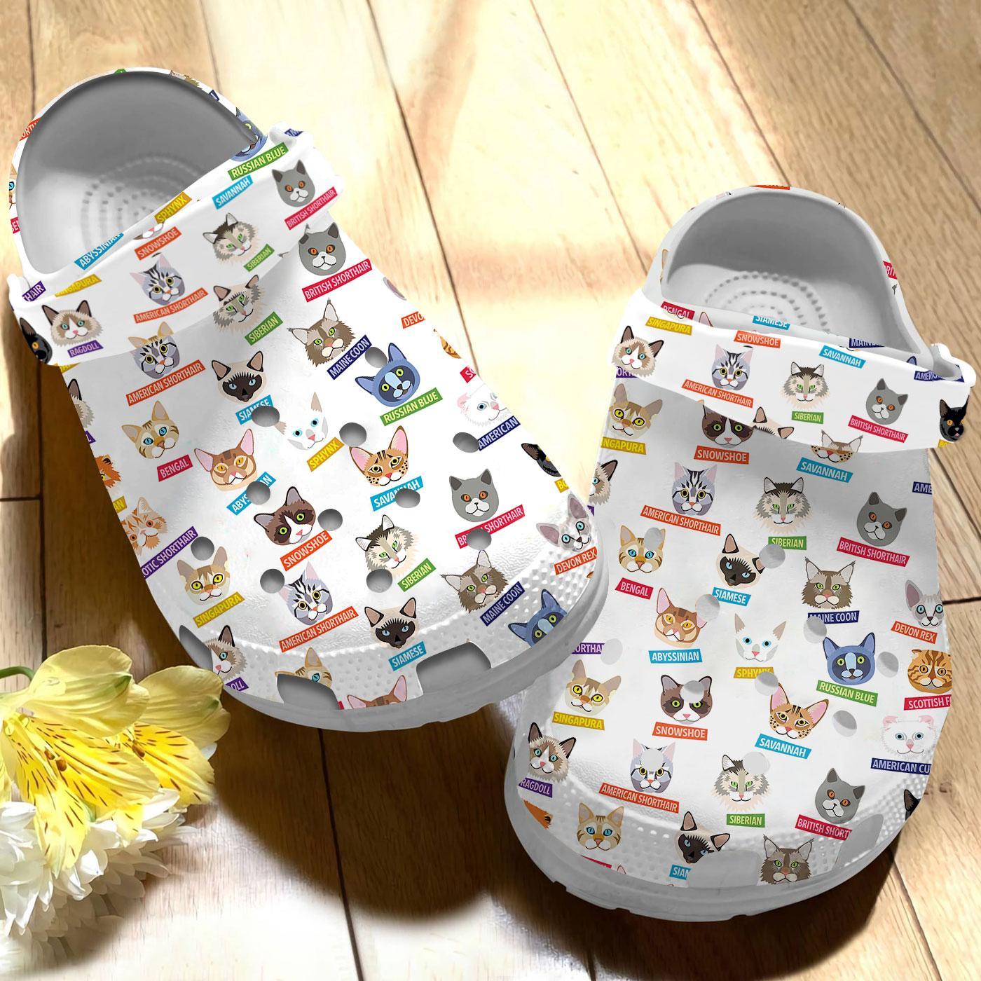 Cats Collection Crocs Crocband Clogs Shoes Comfortable For Men Women and Kids - Image 2