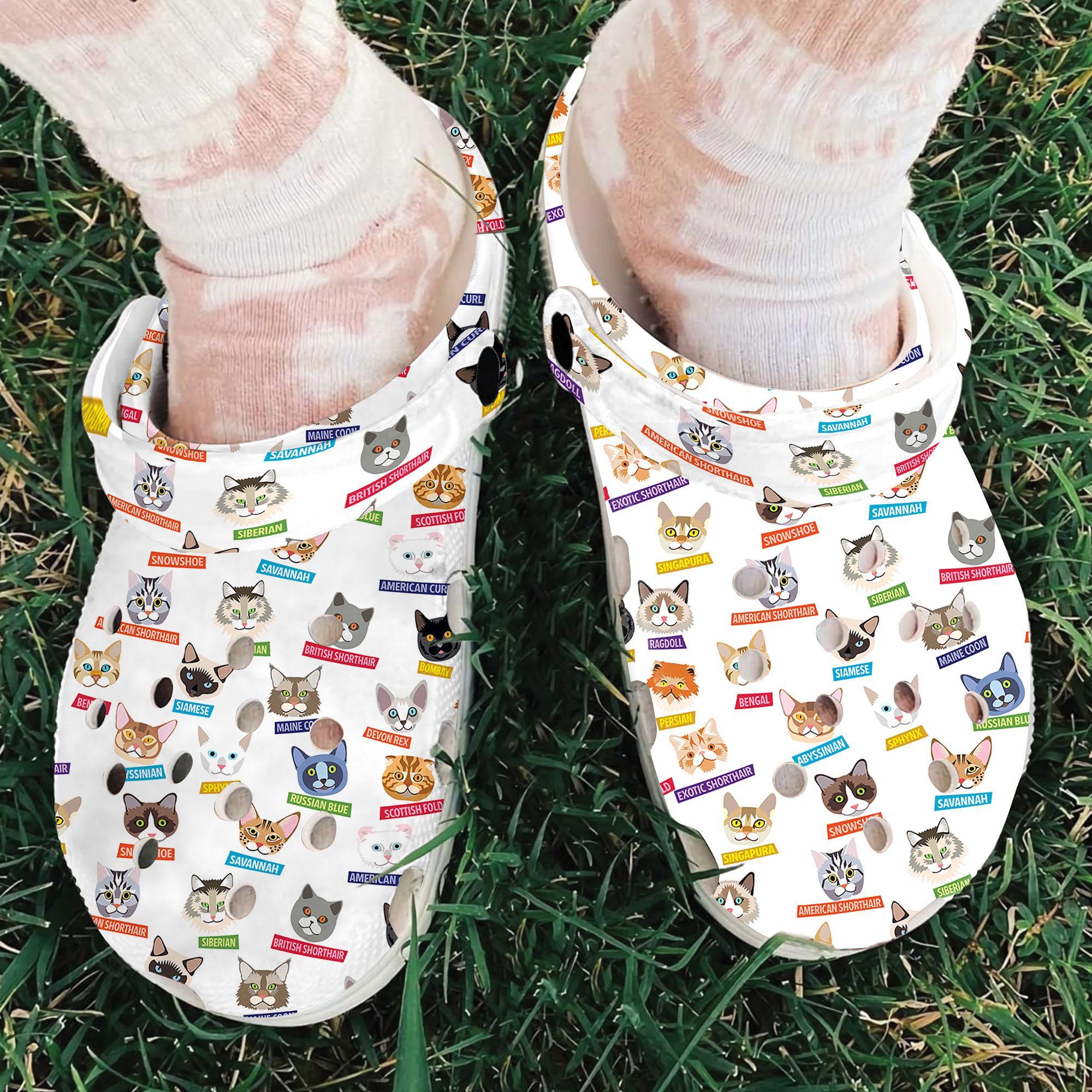 Cats Collection Crocs Crocband Clogs Shoes Comfortable For Men Women and Kids - Image 3