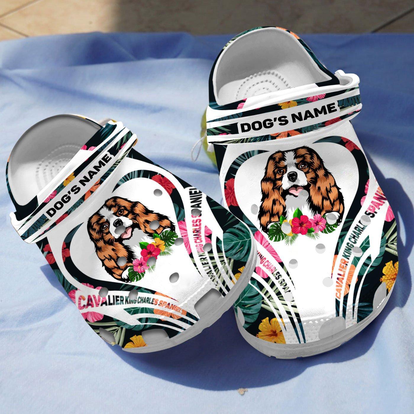 Cavalier King Charles Spaniel Crocs Crocband Clogs Shoes Comfortable For Men Women and Kids