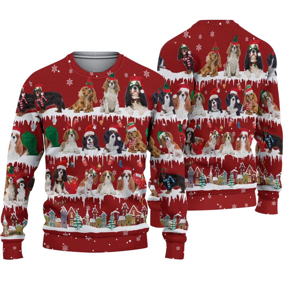 Cavalier King Spaniel Ugly Sweater