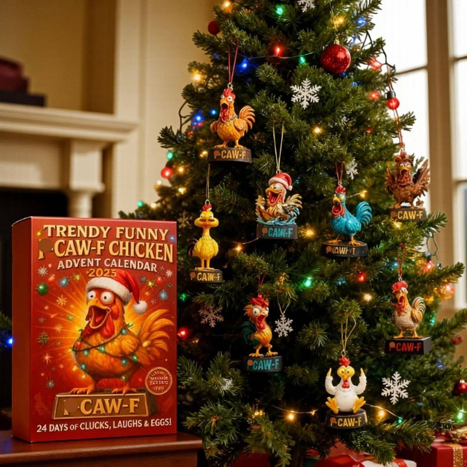 Caw-F Adventure Advent Calendar 2025: 24 Uniquely 3D Caw-F Christmas Ornaments
