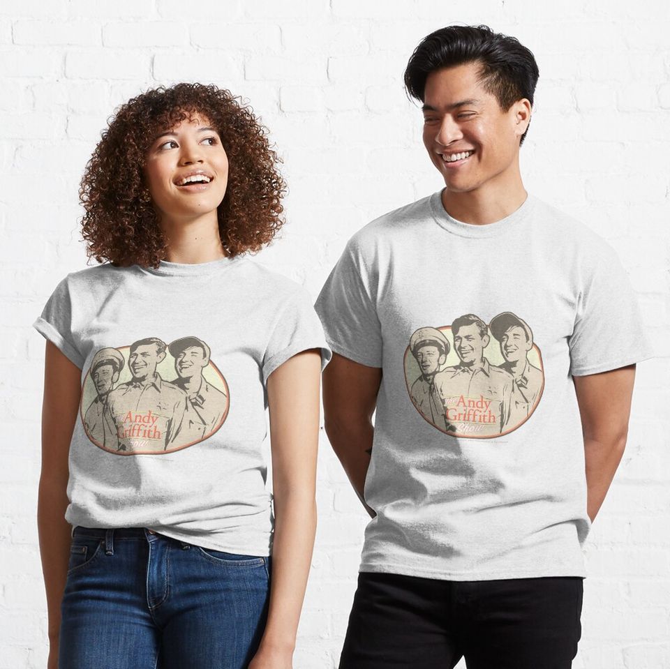 CBS267_Andy Griffith 3 Funny Guys Classic T-Shirt