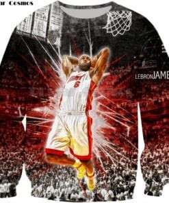 Celebrities Men Women Lebron James Sweatshirt Ugly Christmas Sweater Adult 3D Funny Matching for family