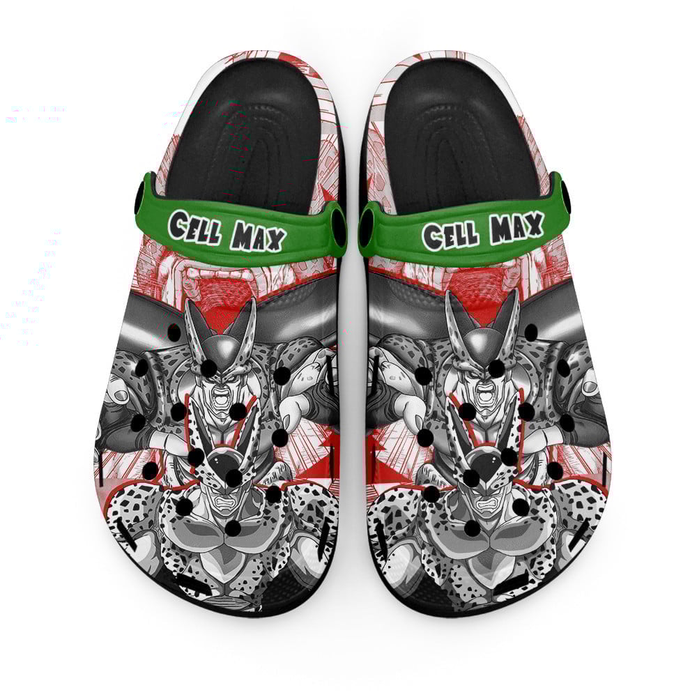 Cell Max Dragon Ball Anime Crocs Crocband Clogs Shoes Comfortable For Men Women and Kids